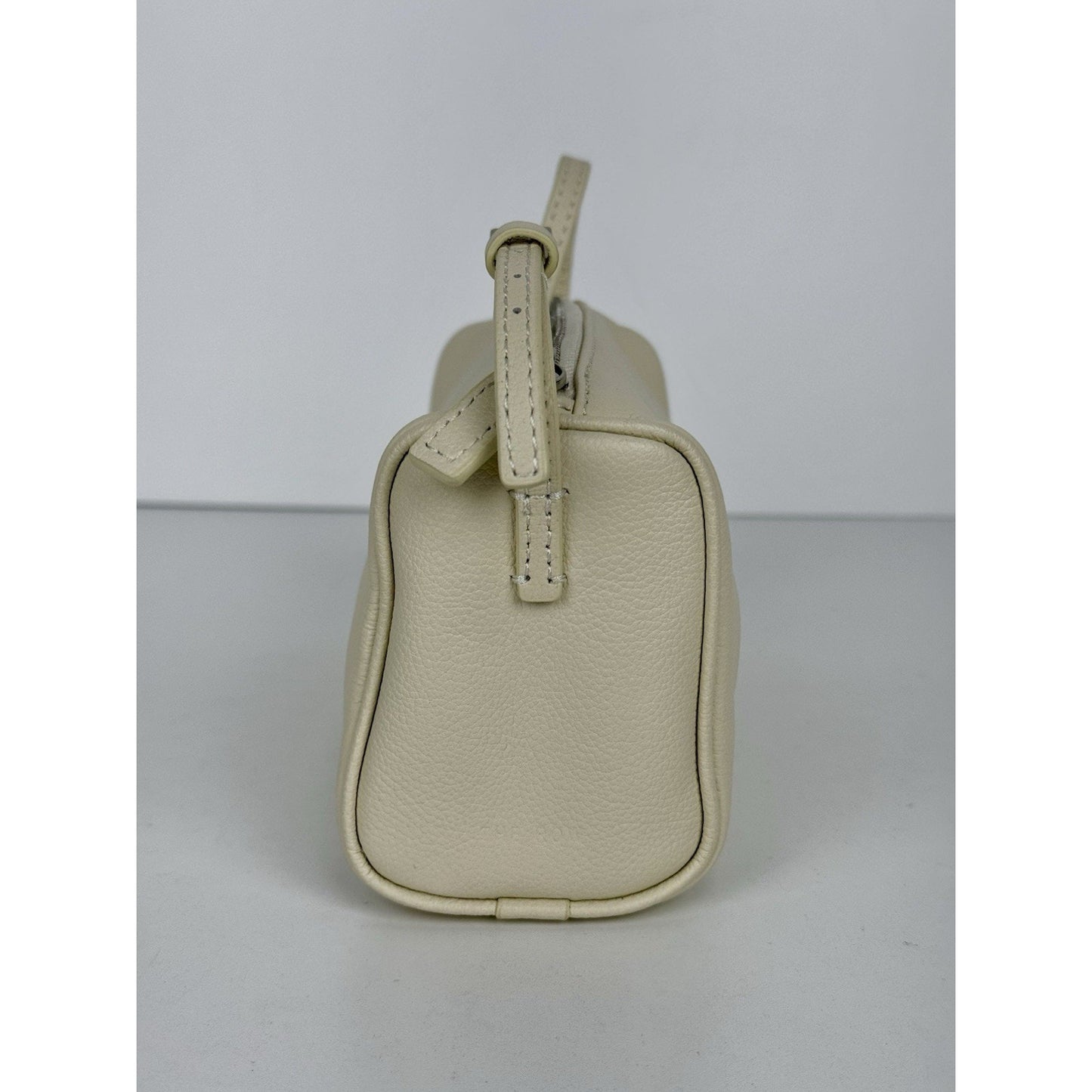 The Row 90s Bag White Leather Silver Hardware