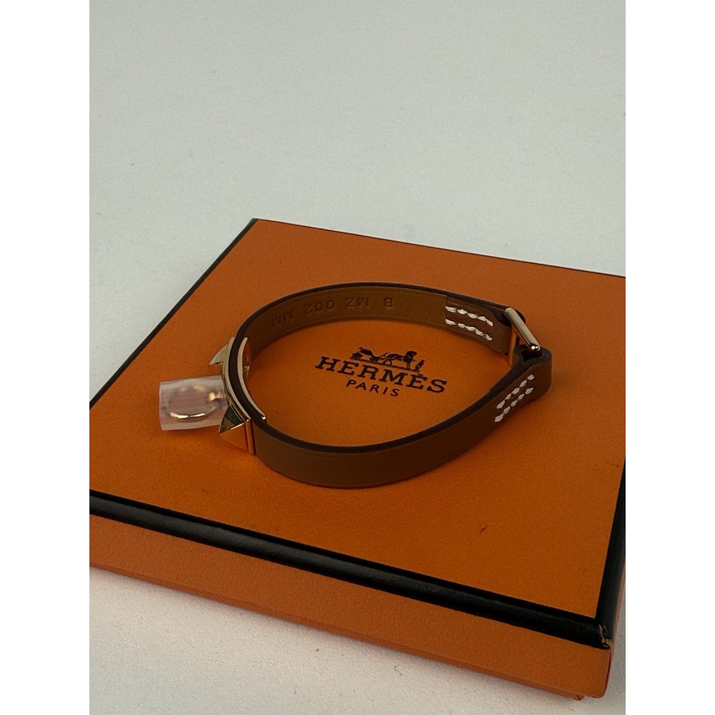 Hermes Mini Rivale Bracelet T2 Gold