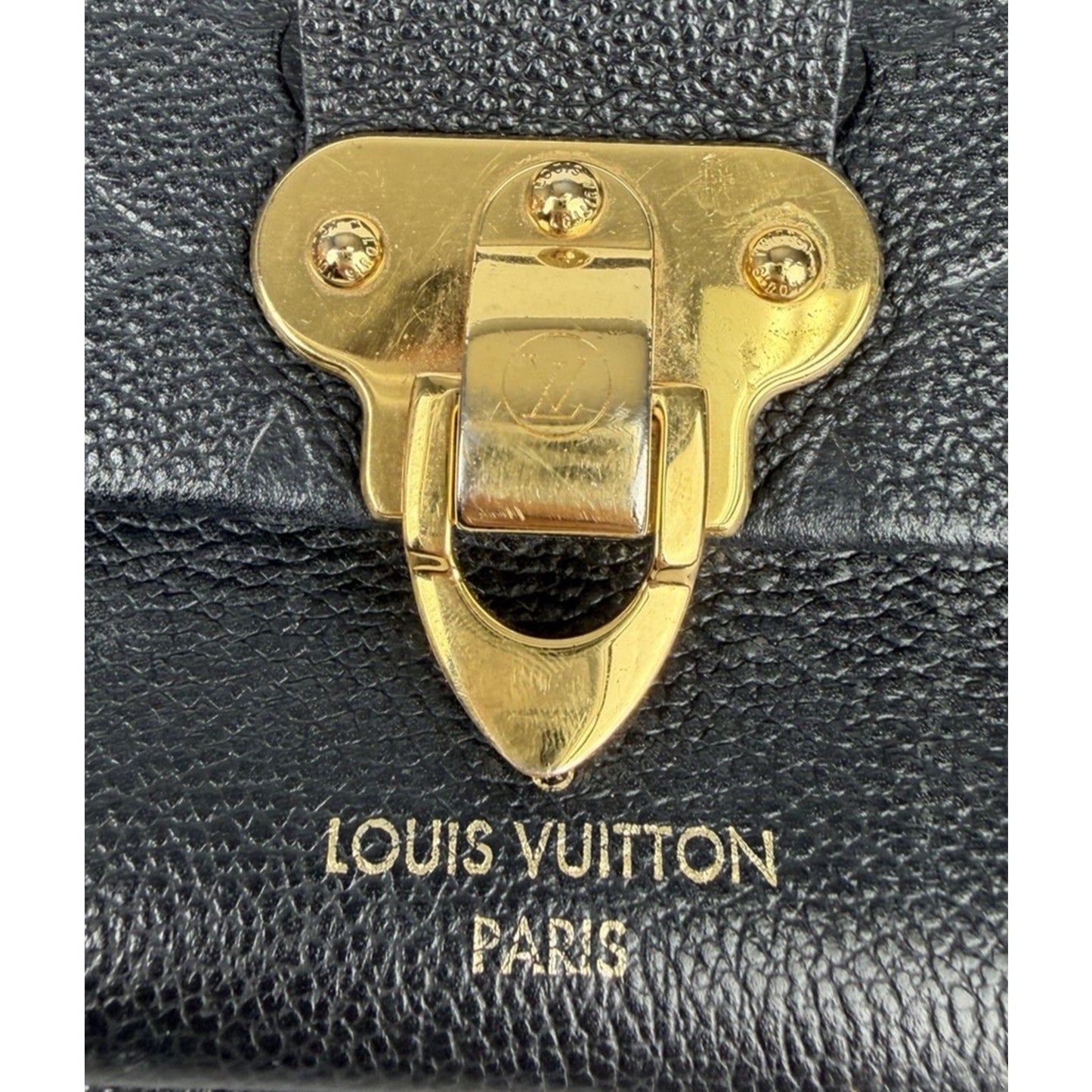 Louis Vuitton Vavin BB Shoulder Bag Black Embossed Monogram Empreinte 2020 B9