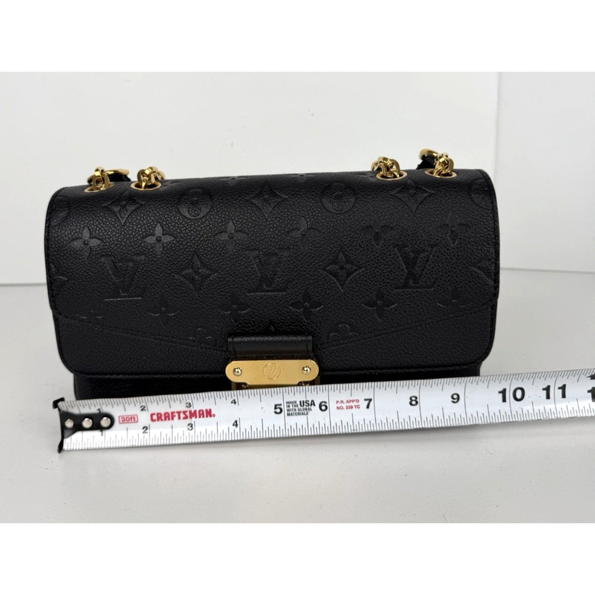 Louis Vuitton Marceau Shoulder Bag in Black LV Monogram Empreinte Leather NFC E2