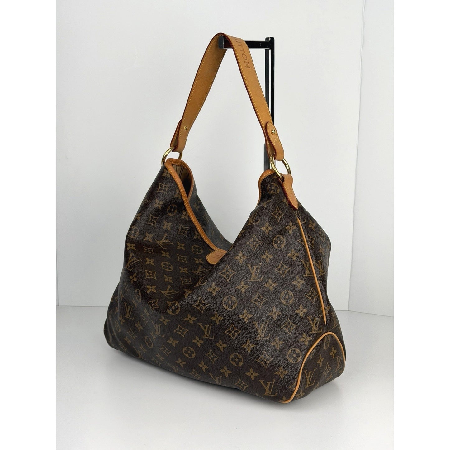 Louis Vuitton Delightful MM Tote Bag in Brown Signature Monogram Canvas 2011 S