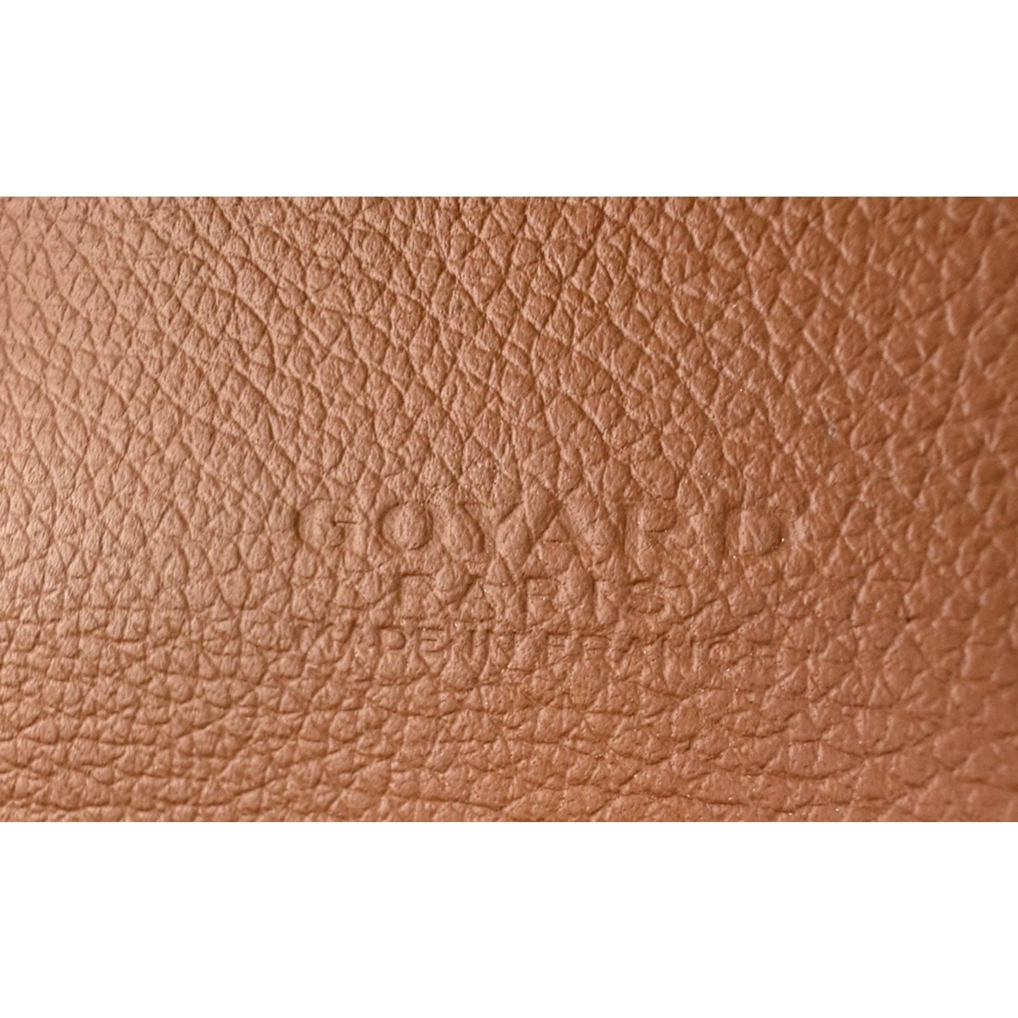 Goyard Goyardine Calfskin Chypre Wallet Pouch in Black and Gold Coated Canvas E1