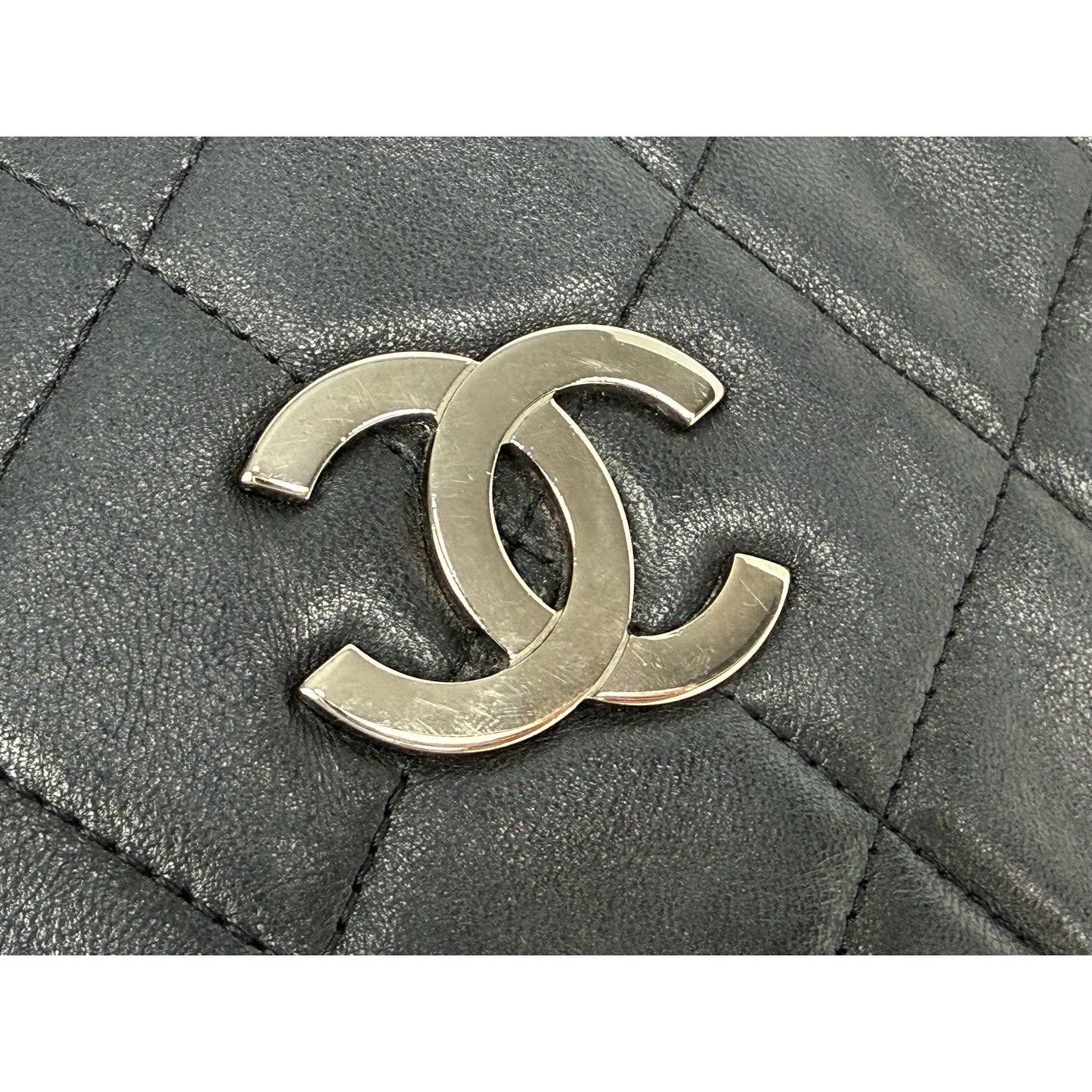 Chanel Timeless Tote Bag Black Leather