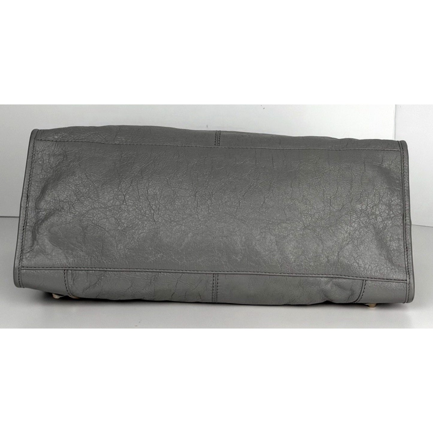 Balenciaga Agneau Lambskin Giant 12 Part Time Shoulder Bag in Gray B5