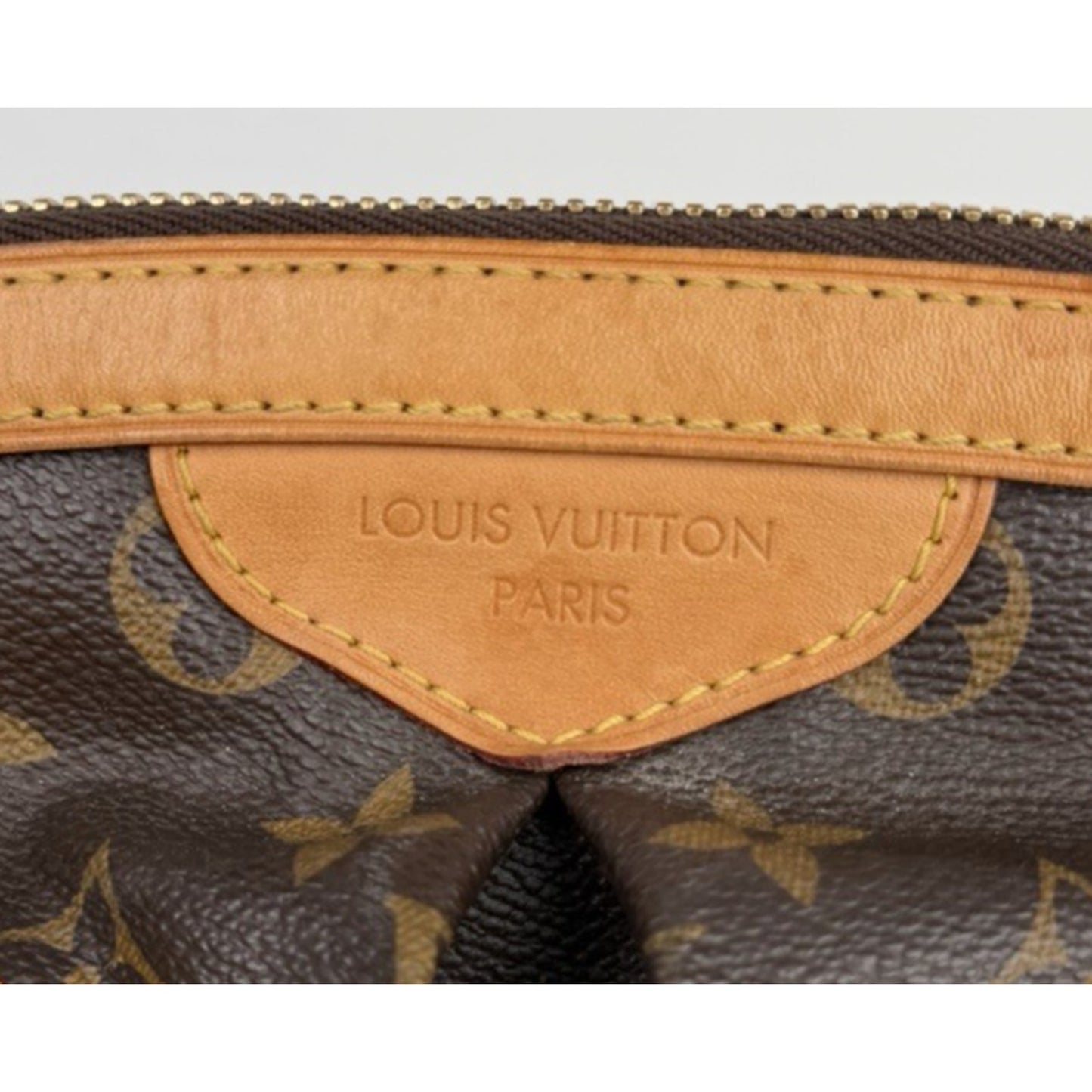 Louis Vuitton Tivoli Bag GM Monogram Brown Coated Canvas & Leather Trim 2015 S10