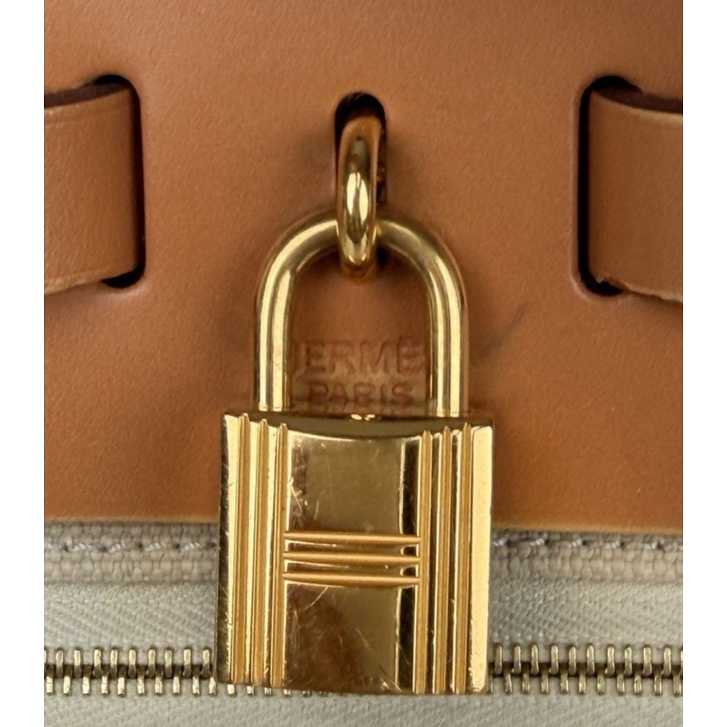 Hermes Herbag Zip 31 Bag in Toile Militaire Canvas Vache Hunter Leather 2022