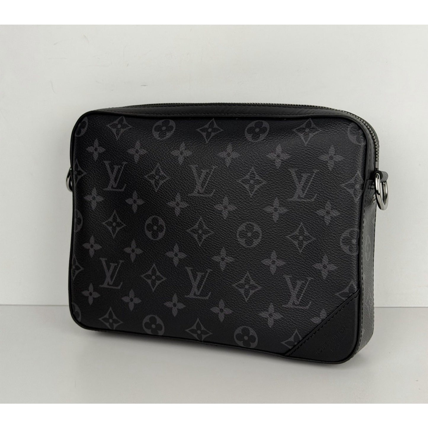 Louis Vuitton Monogram Eclipse Trio Messenger Bag in Black Coated Canvas NFC S