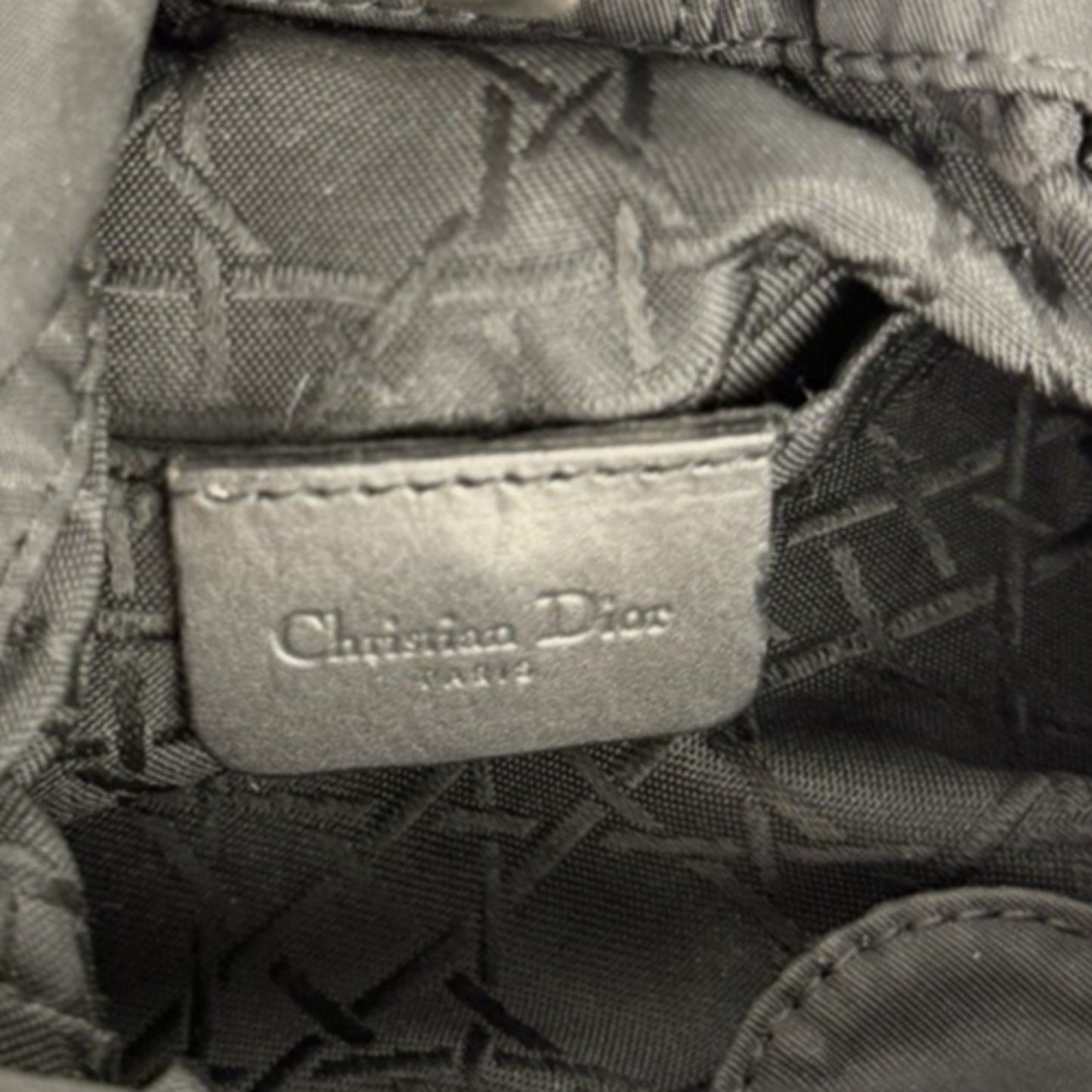 Christian Dior Malice Bag Mini Black Nylon Top Handle by John Galliano 1999 S09