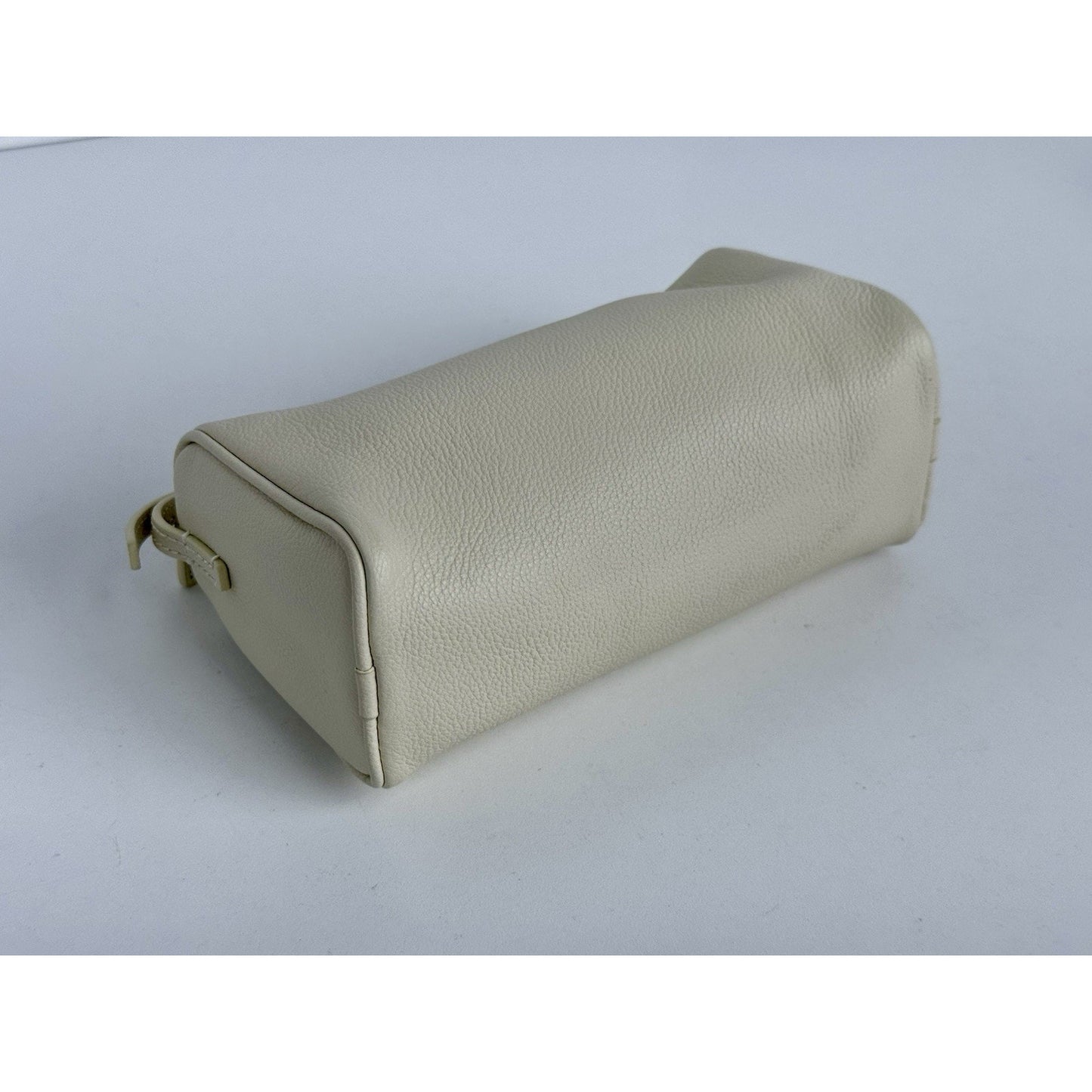 The Row 90s Bag White Leather Silver Hardware