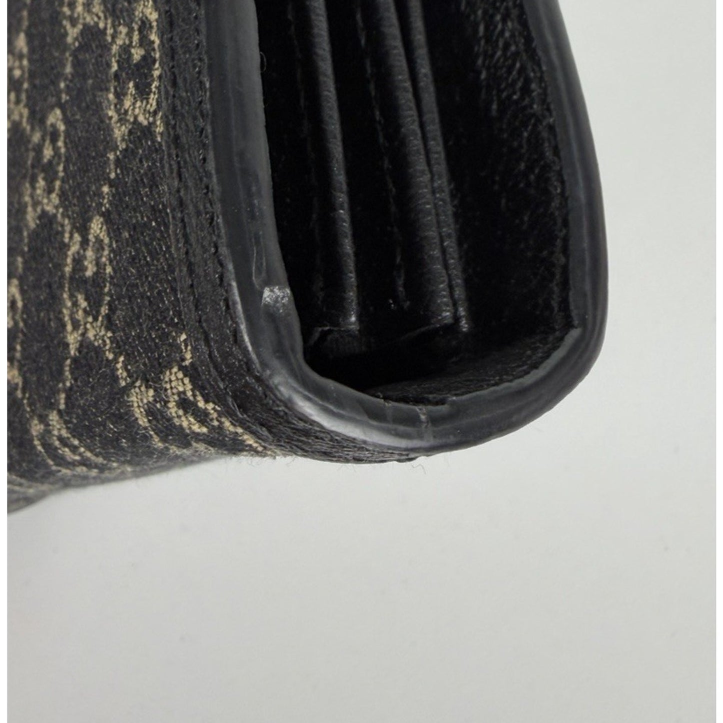 Gucci Dionysus Wallet Bag Mini on Chain in Black GG Supreme Denim Canvas S17
