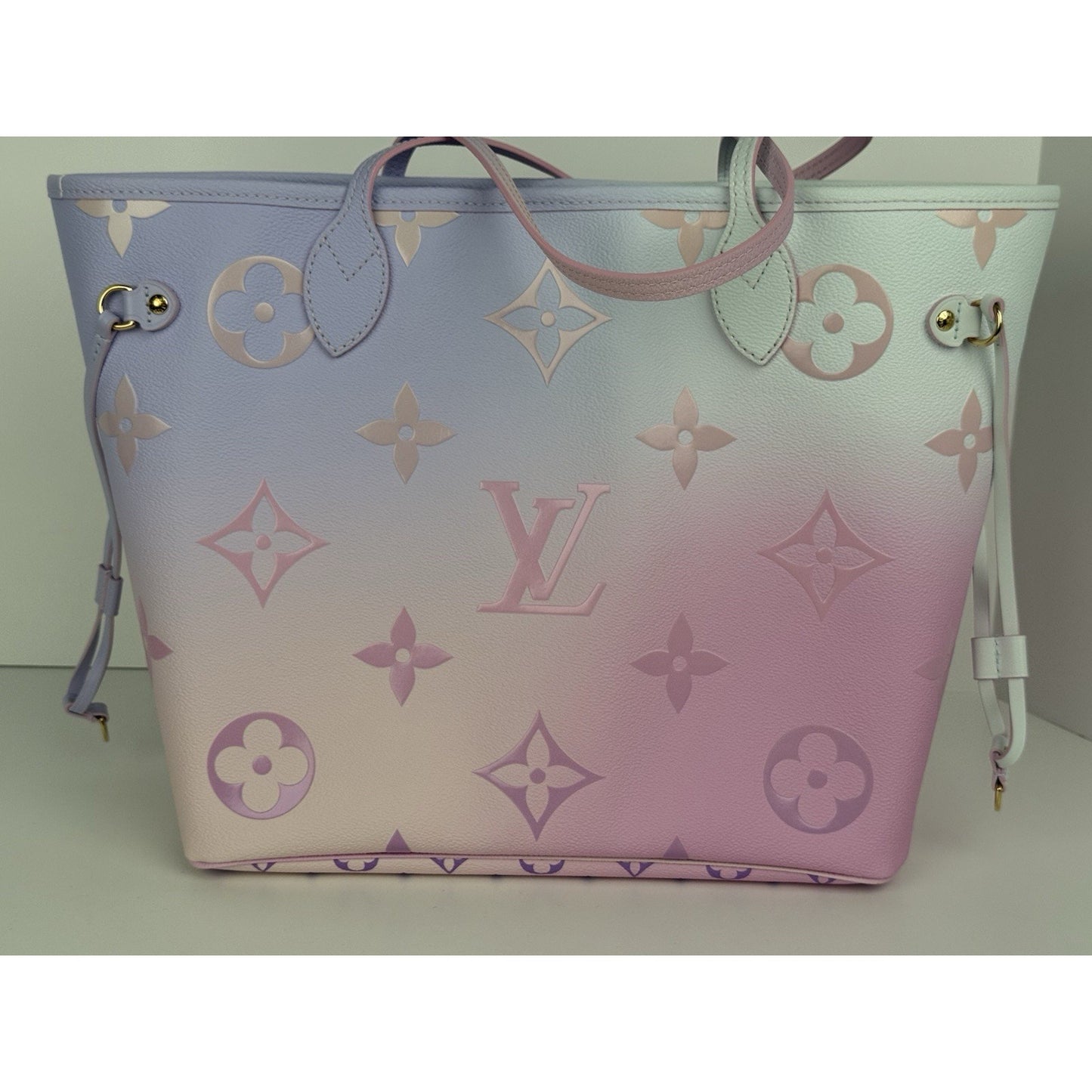 Louis Vuitton Neverfull MM Tote Bag Monogram Sunrise Pastel