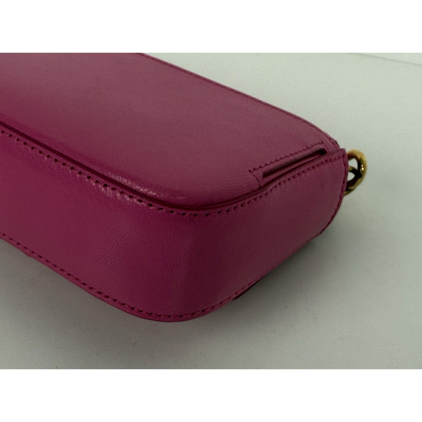 Givenchy Quilted Goatskin GV3 Mini Pocket Convertible Bag Pink w Gold Hardware