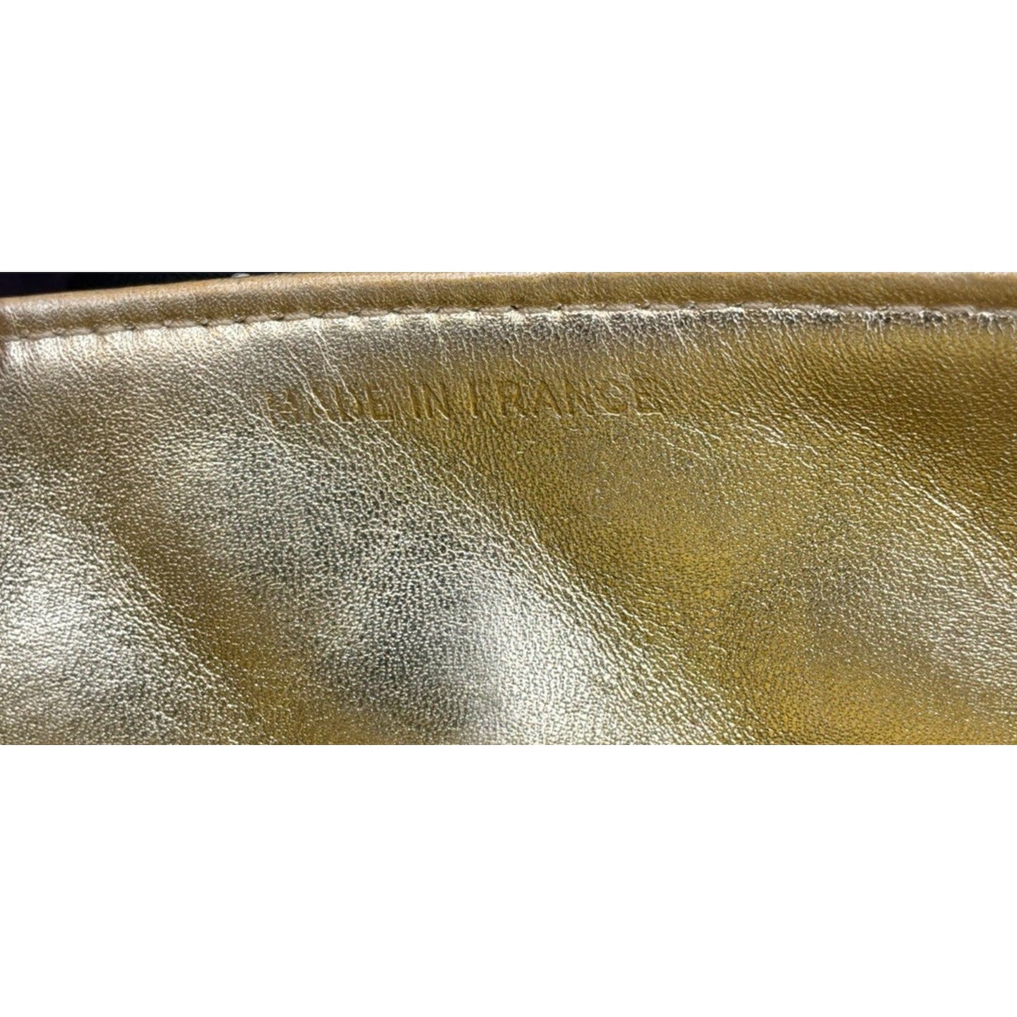 Chanel Vintage Matelasse Turn Lock Chain Shoulder Bag Gold Lambskin 1989-1991