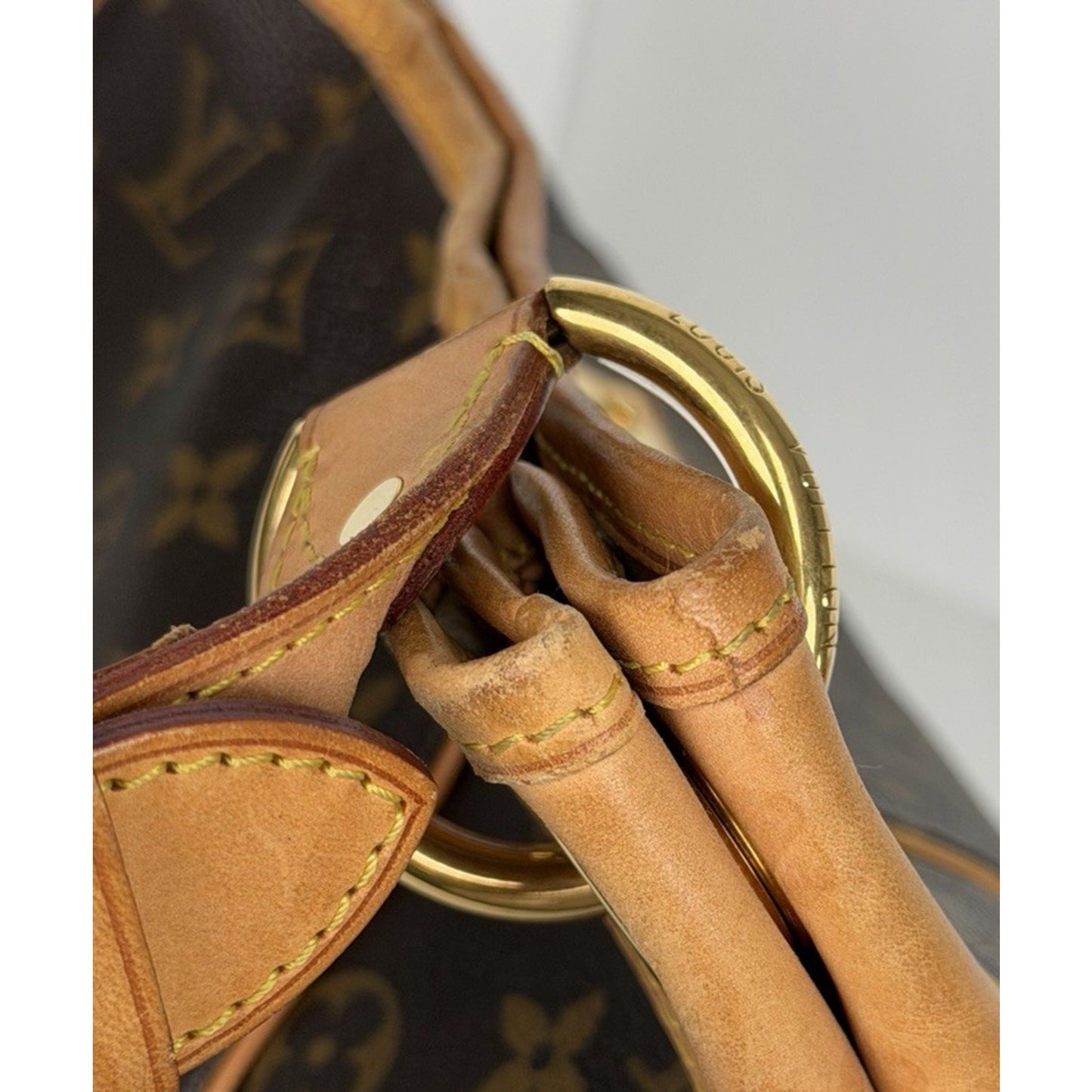 Louis Vuitton Monogram Galliera PM Hobo Bag in Brown Canvas S08
