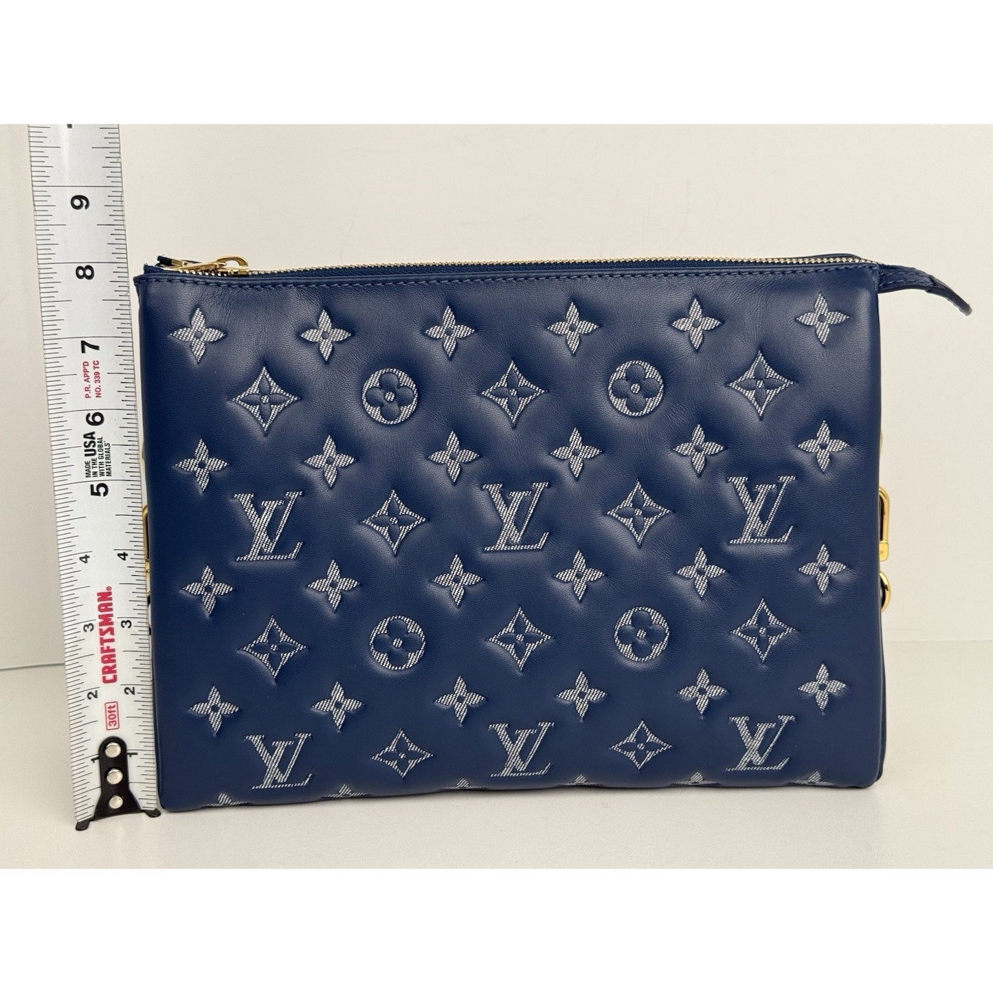 Louis Vuitton Coussin PM Blue Denim Monogram Shoulder Crossbody Bag