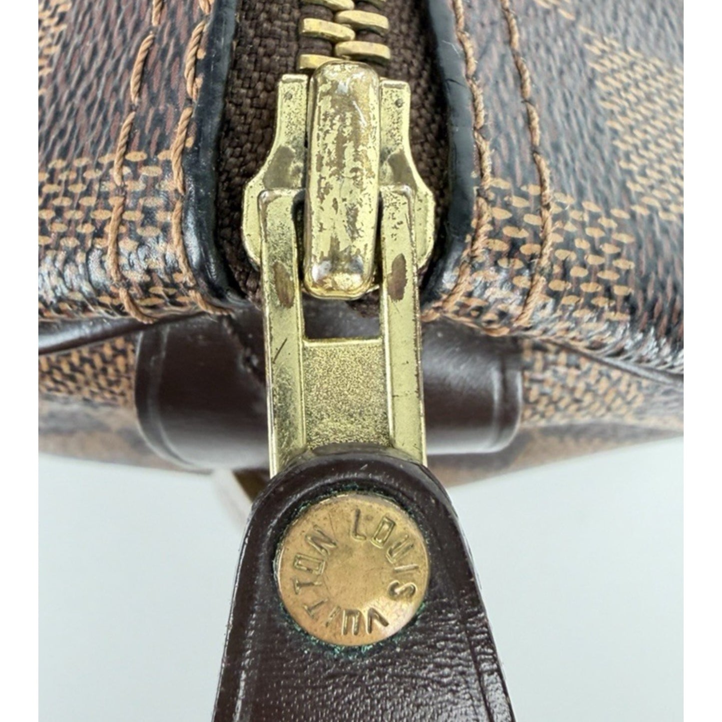 Louis Vuitton Speedy 30 Bag in Damier Ebene Coated Canvas 2018 S-08