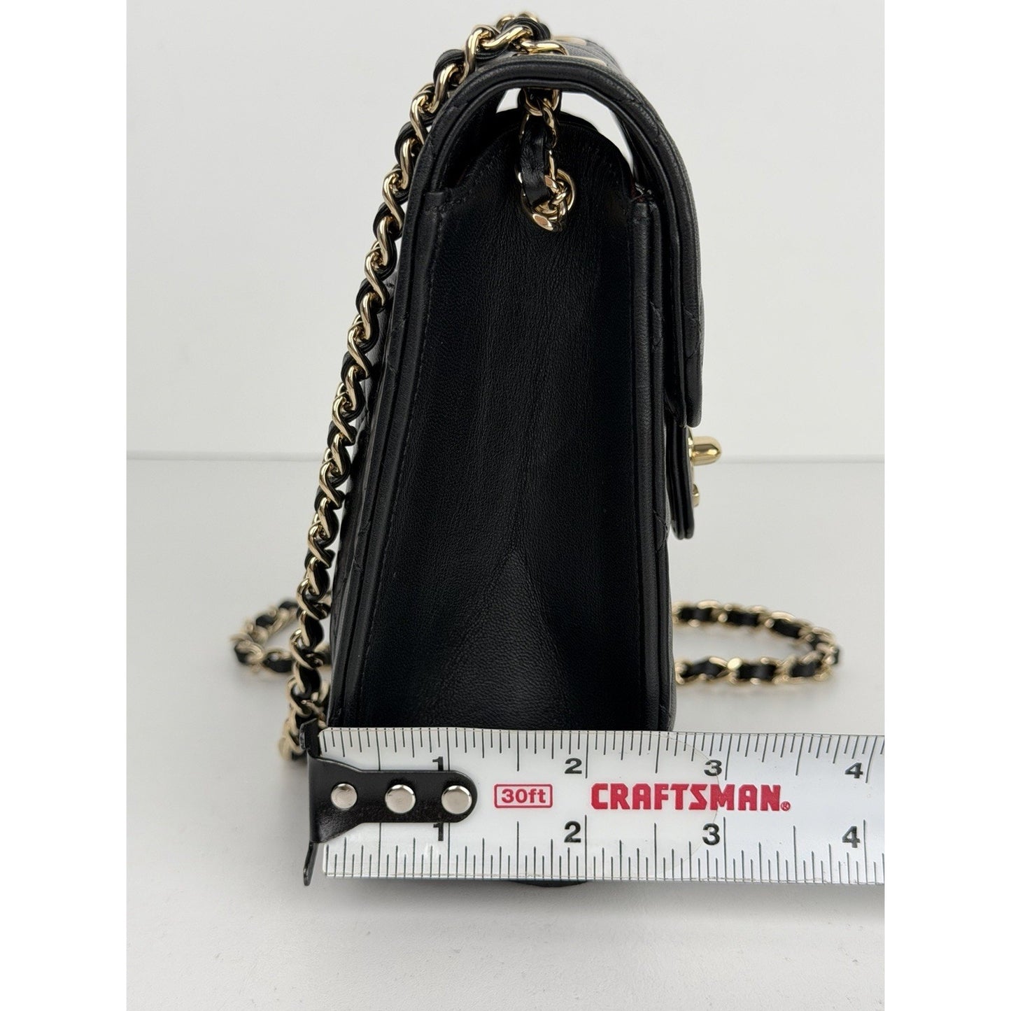 Chanel Classic Phone Holder Crossbody Bag in Black Quilted Leather 2017 C2