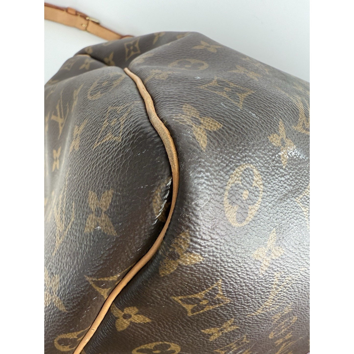 Louis Vuitton Keepall Boston Duffle 60 Brown Canvas