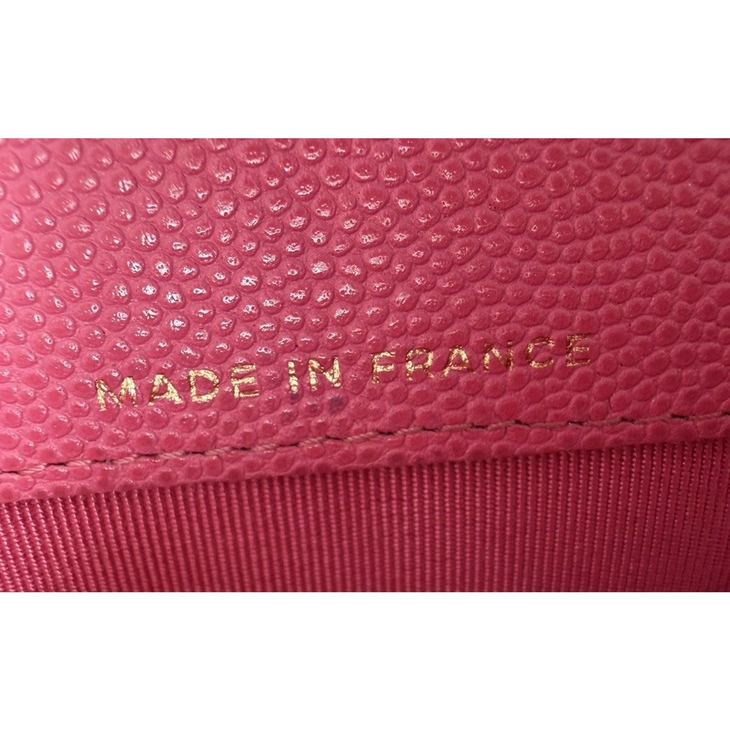 Chanel Caviar Pink Quilted Leather Flap Card Holder Wallet 2018-2019