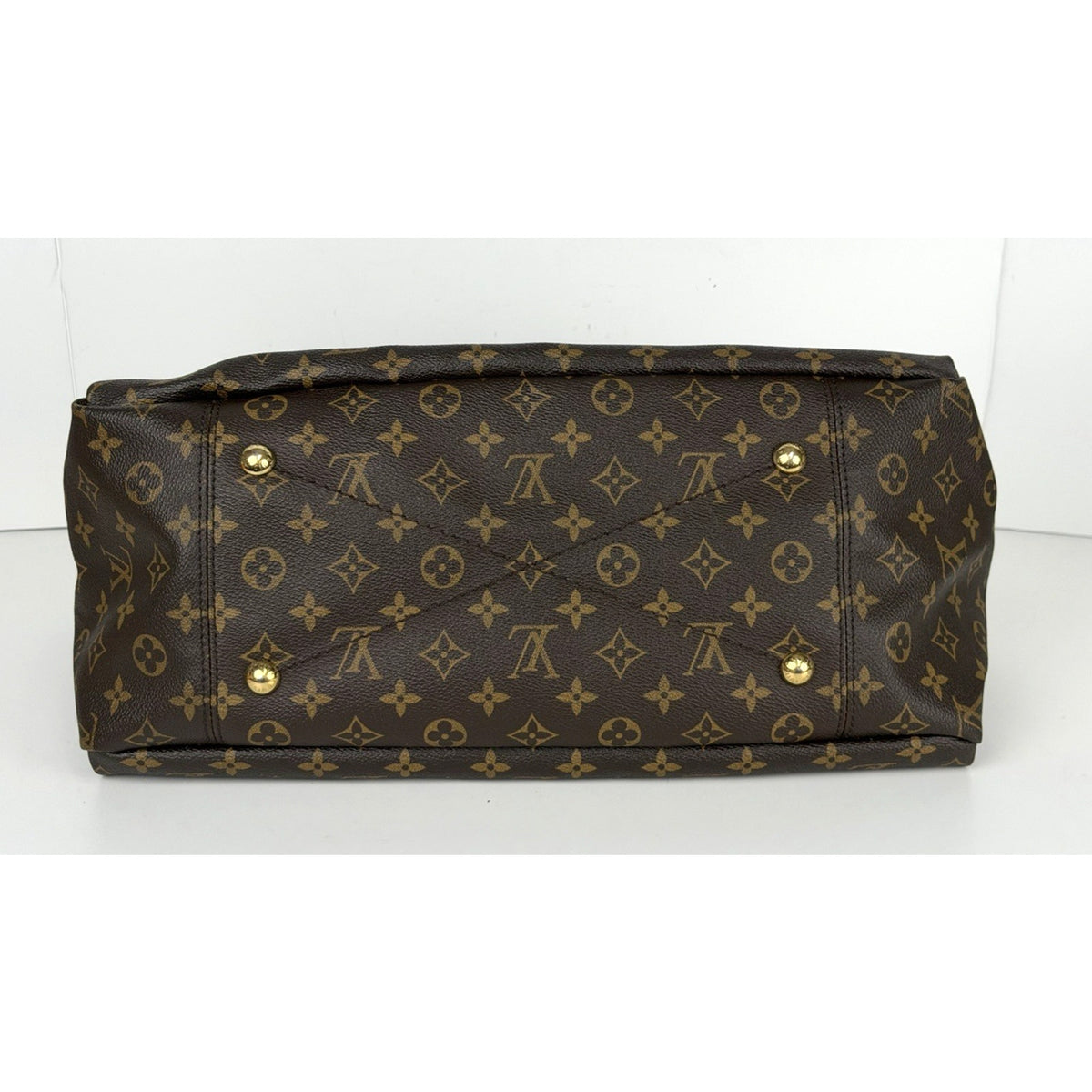 Louis Vuitton Artsy Hobo Bag MM in Brown LV Monogram Coated Canvas 2012 E2