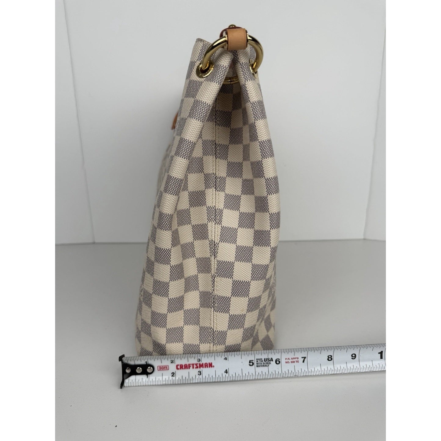 Louis Vuitton Graceful Bag MM in Damier Azur Coated Canvas B-1