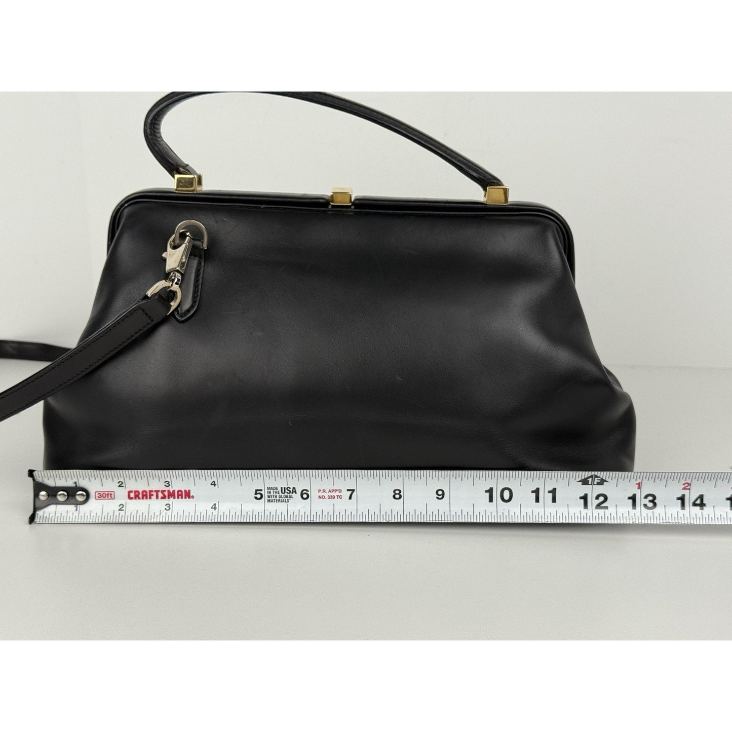 The Row Black Leather Doctor Bag