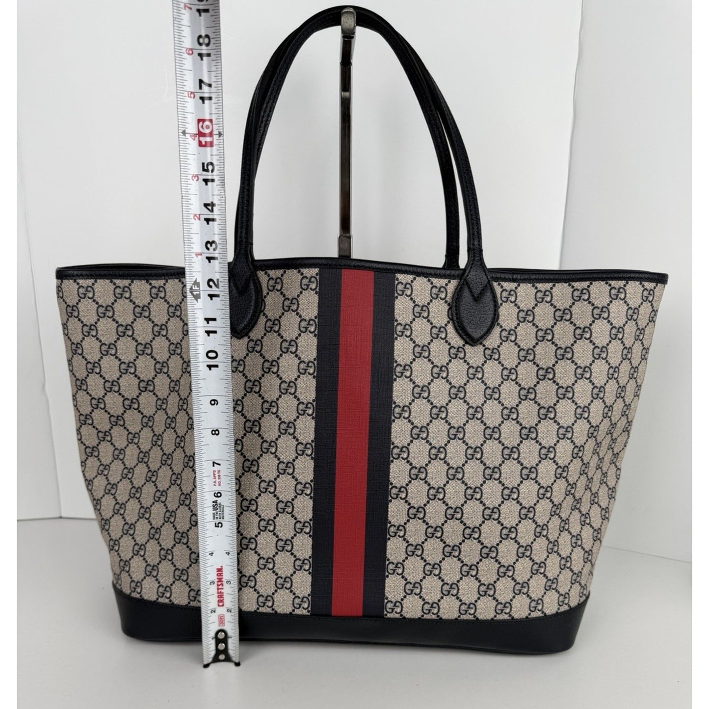 Gucci Ophidia Tote Large Bag in The Iconic GG Supreme Coated Canvas D-1
