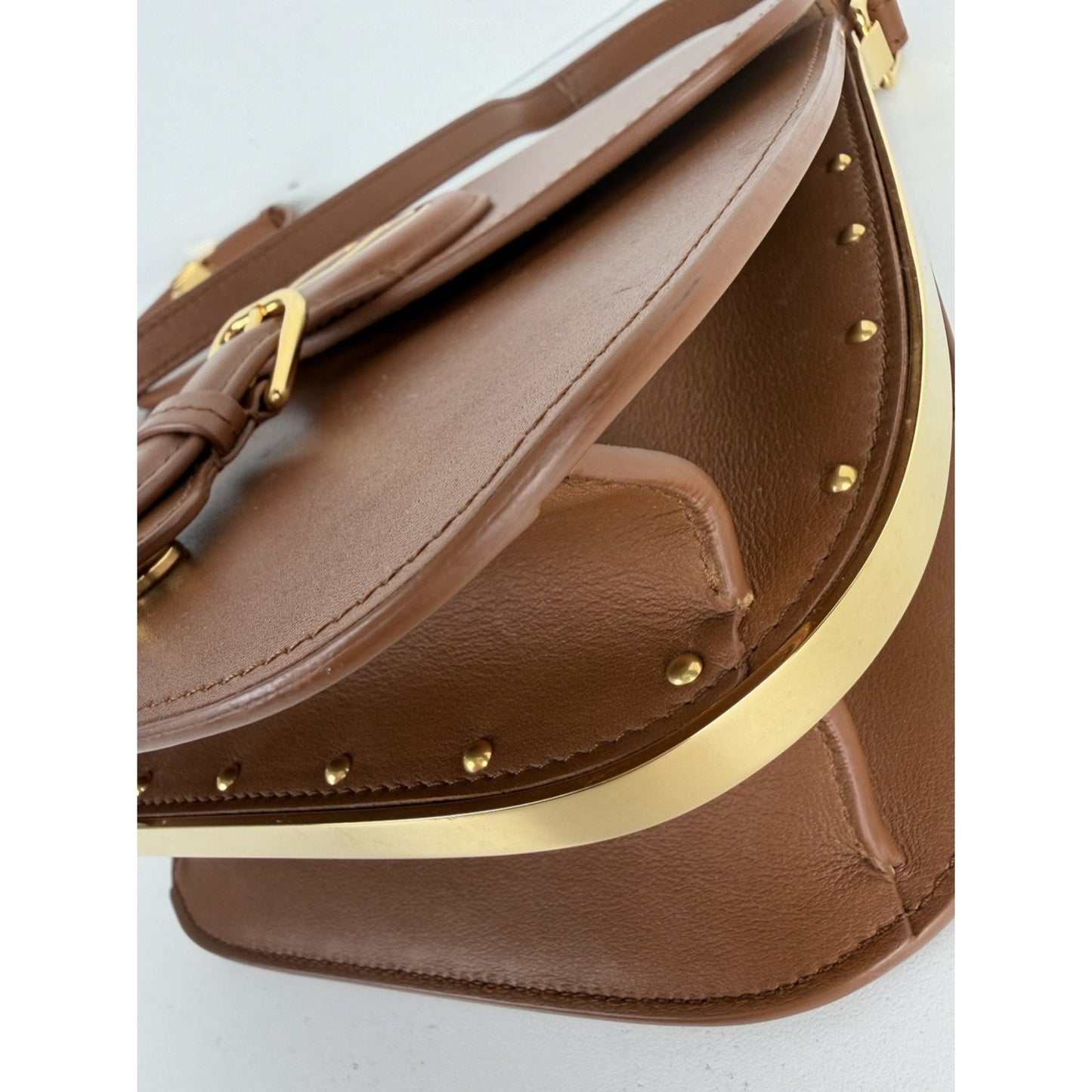 Dior Bobby Frame Crossbody Bag Medium in Brown Box Calfskin Leather 2022 B-1