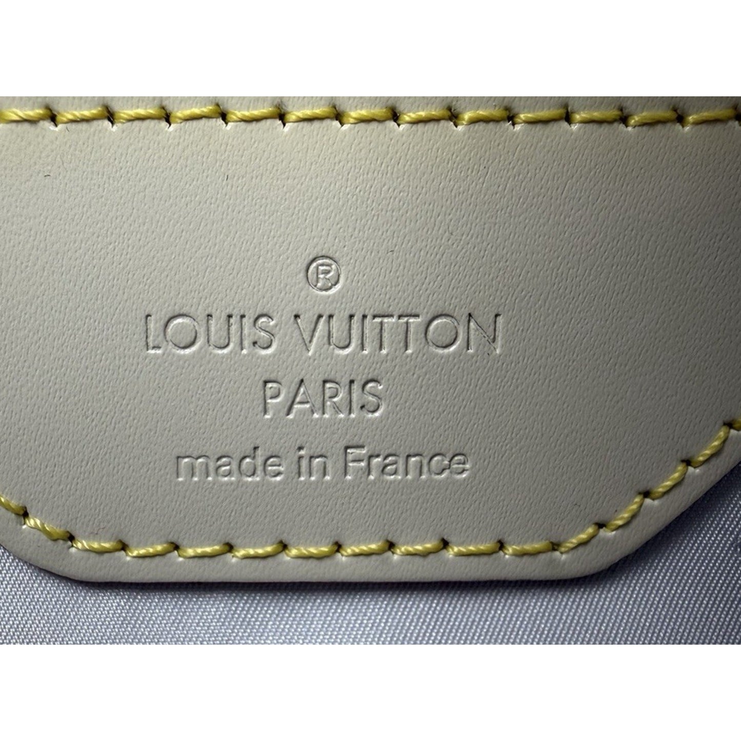 Louis Vuitton Le Radieux Bag in Neutral White Goatskin Leather 2008 S