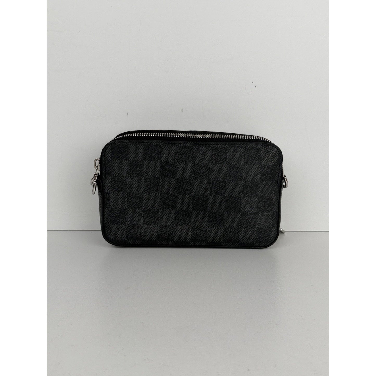 LOUIS VUITTON Damier Graphite Alpha Wearable Wallet Crossbody Bag NFC