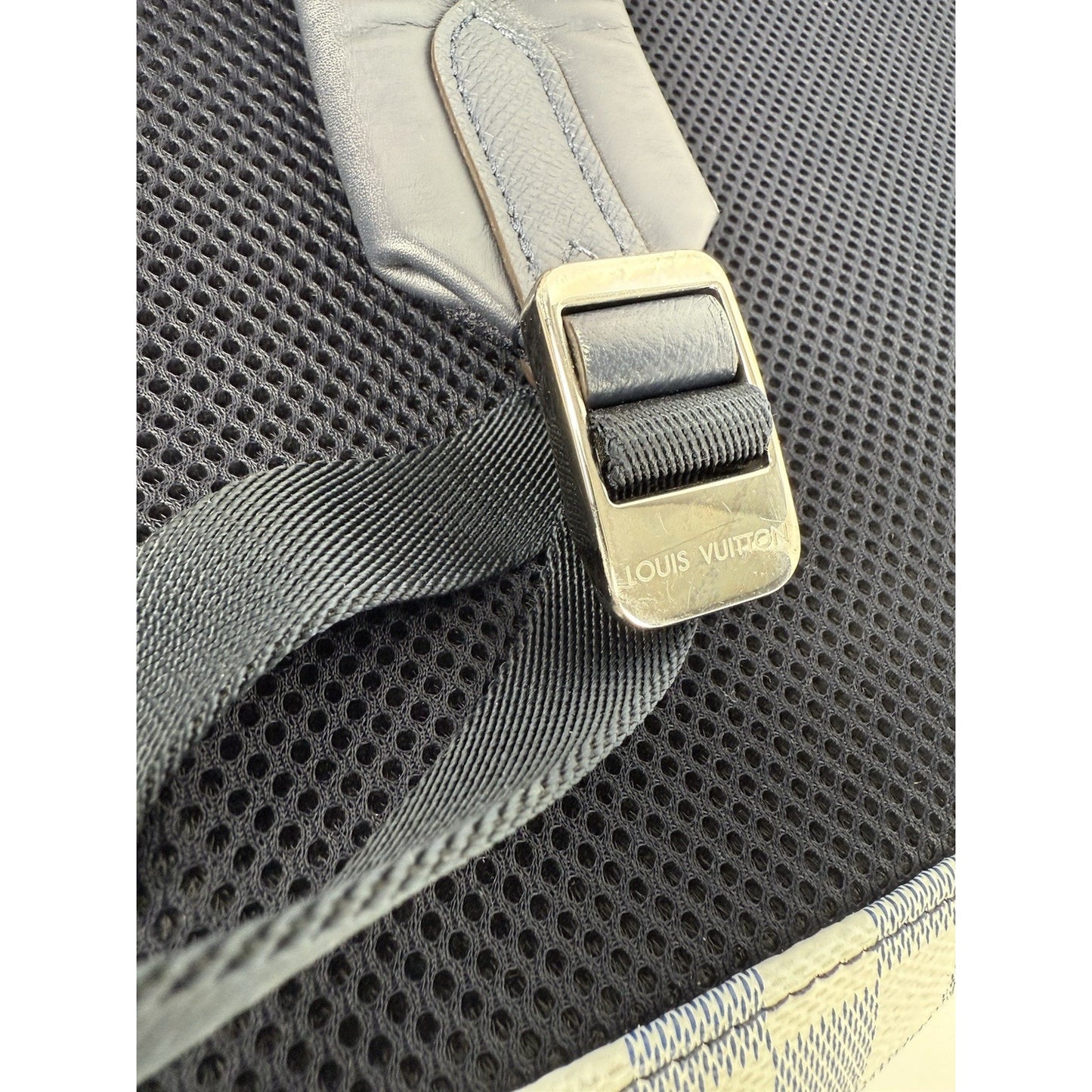 Louis Vuitton Damier Taiga Match Point Backpack White & Navy