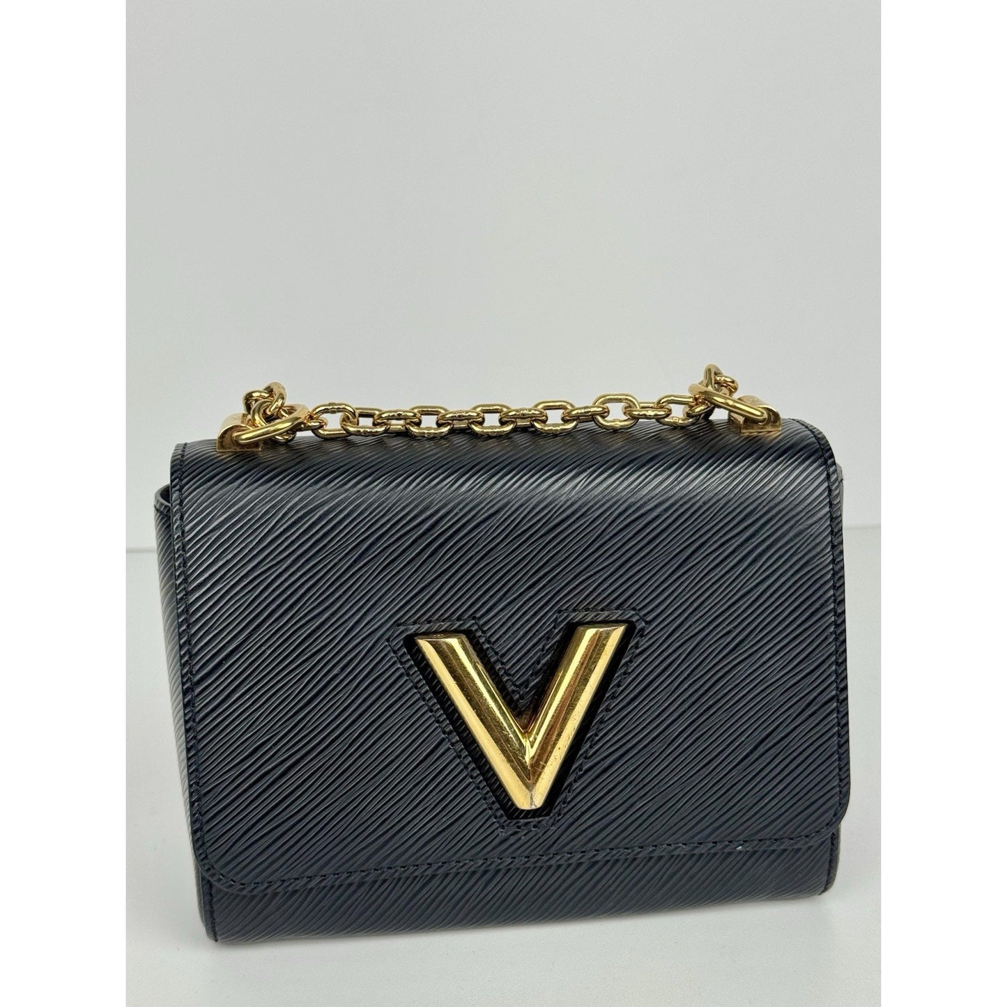 Louis Vuitton Twist MM Bag Black Epi Leather
