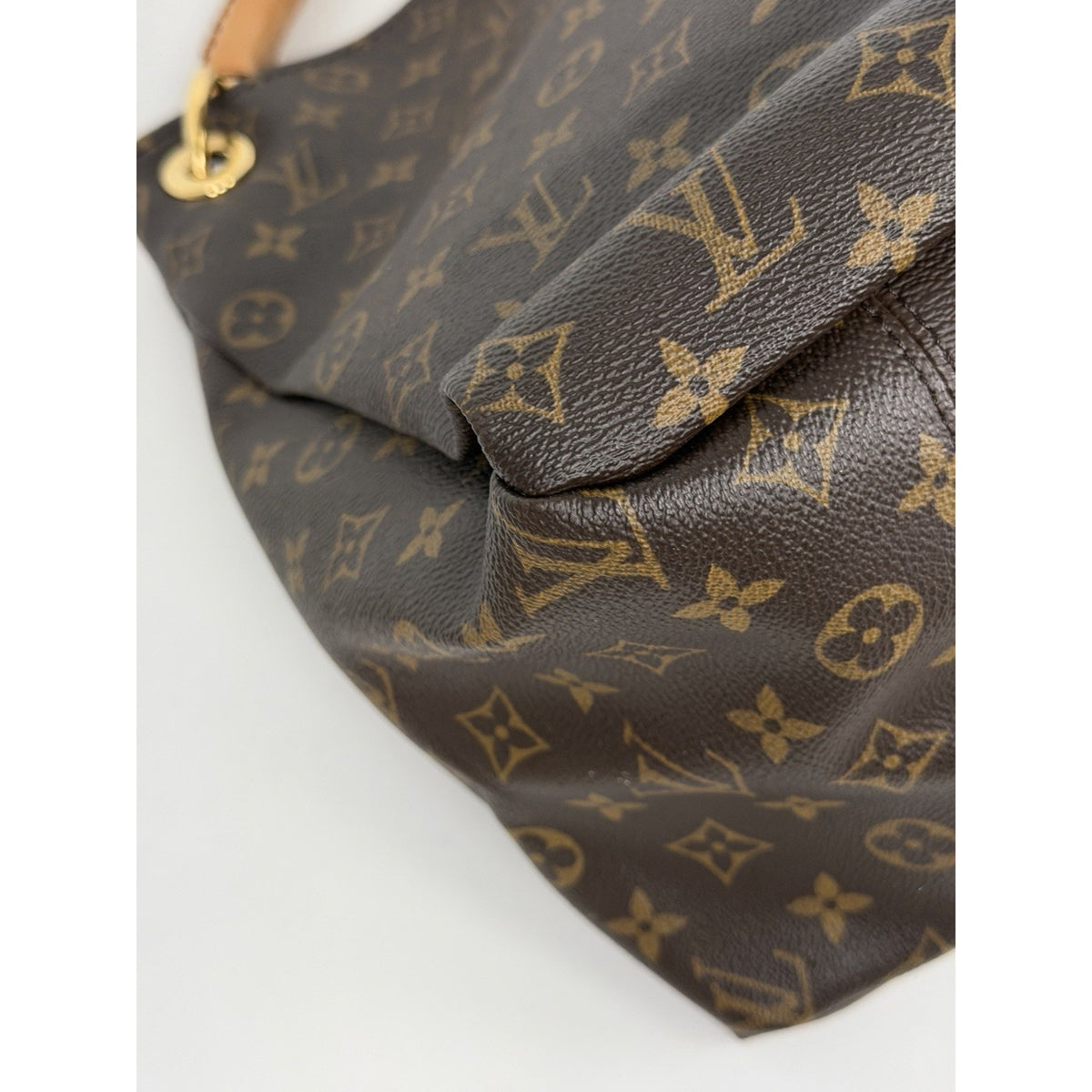 Louis Vuitton Artsy Hobo Bag MM in Brown LV Monogram Coated Canvas 2012 E2