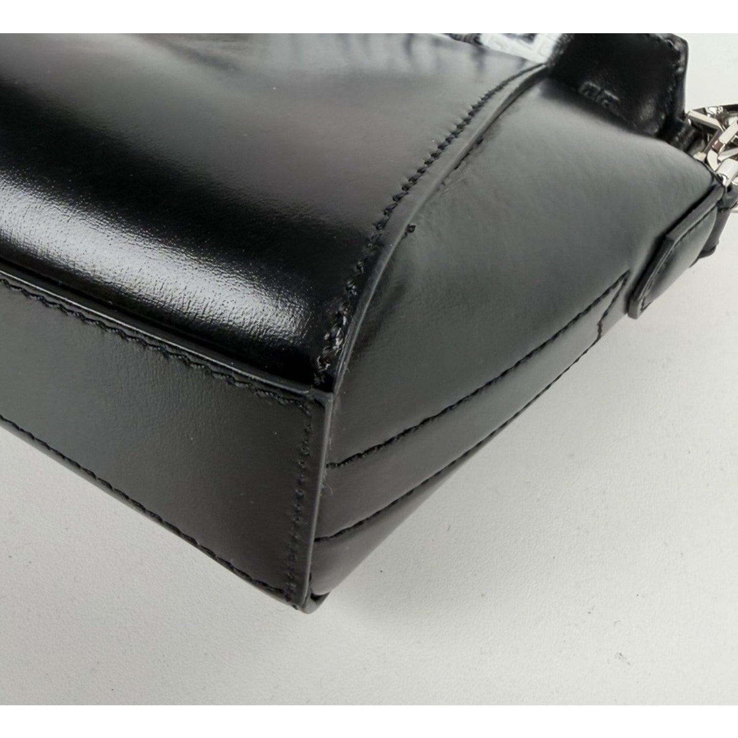 Givenchy Antigona XS 4G Crossbody Bag in Black Leather with Silver HW S08