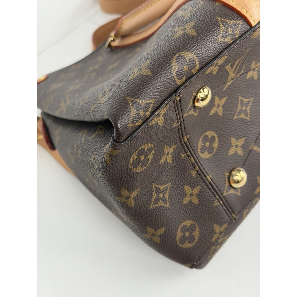 Louis Vuitton Soufflot MM Shoulder Bag LV Monogram Brown Coated Canvas 2020 S21