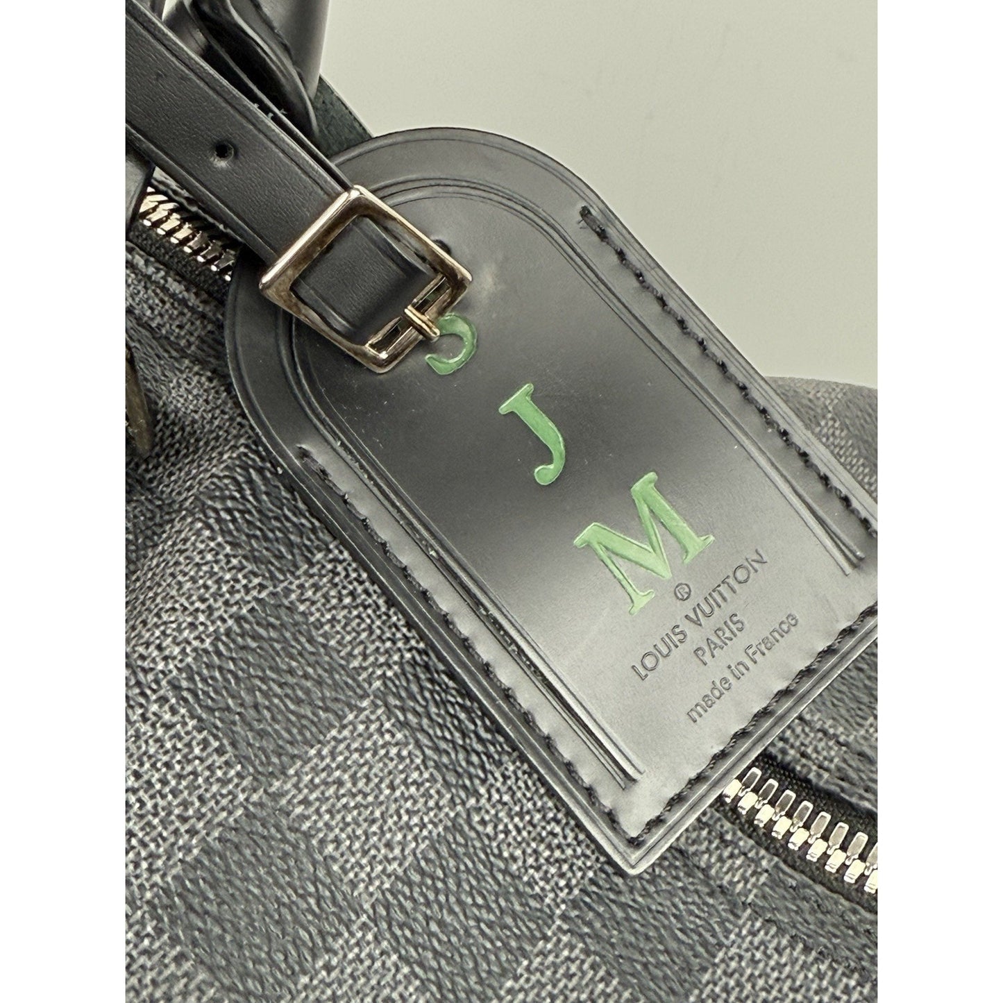 Louis Vuitton Keepall Bandouliere 55 Damier Graphite Duffle Bag