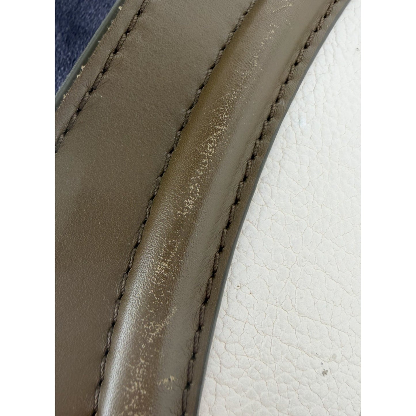 Celine Mini Luggage Tote Bag Cream Textured Calf Leather Tricolor 2014-2015 S