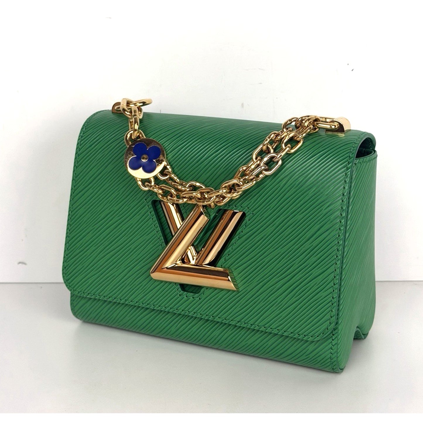 Louis Vuitton Twist PM Bag in Green Epi Leather NFC B-5
