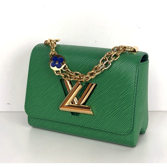 Louis Vuitton Twist PM Bag in Green Epi Leather NFC B-5