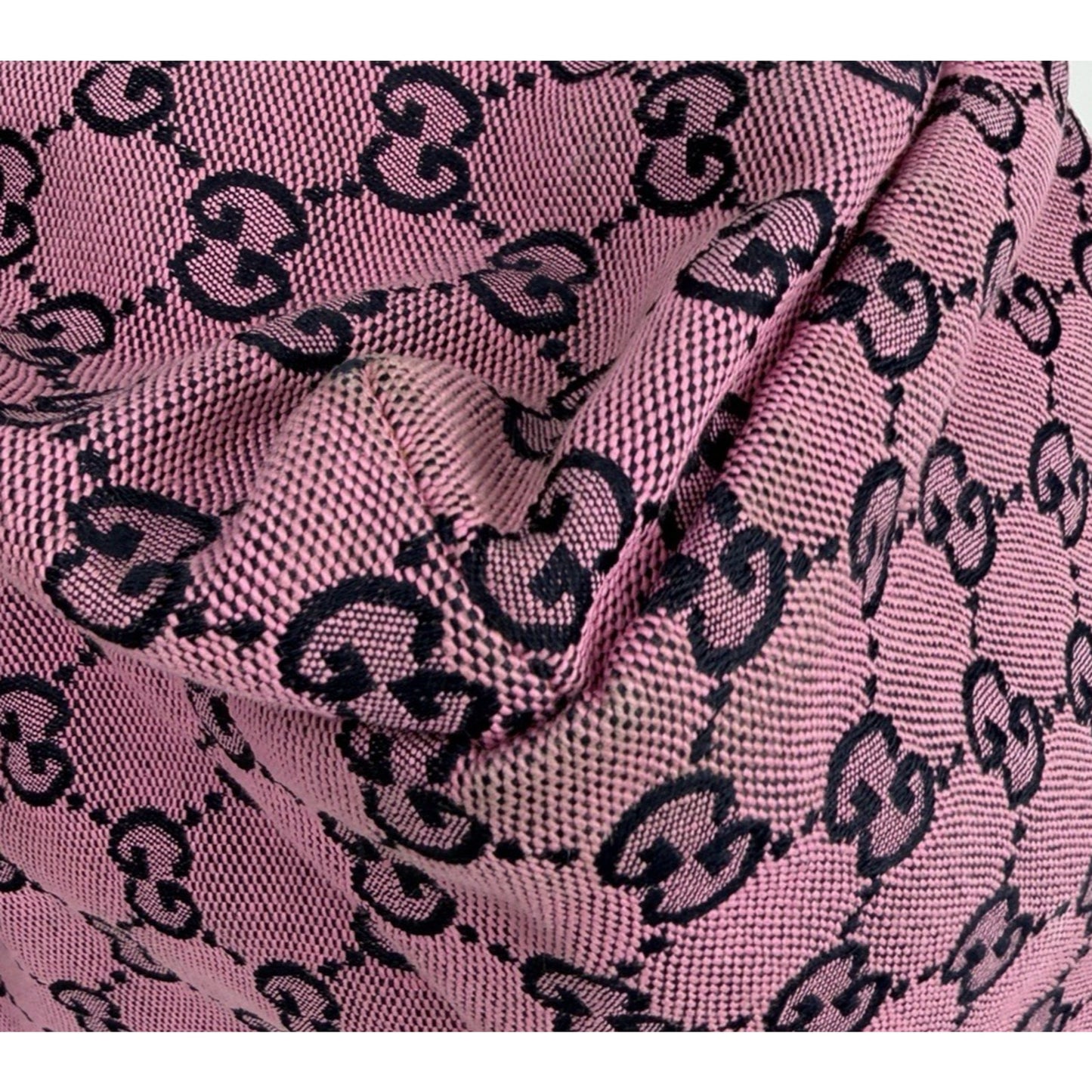 Gucci GG Multicolor Diaper Bag in Pink and Blue Monogram Canvas S