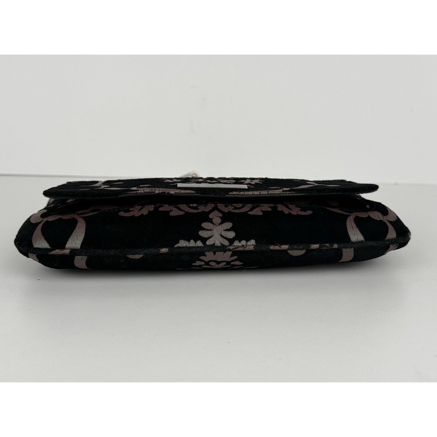 Gucci Vintage Velvet Devore Chain Black Shoulder Bag