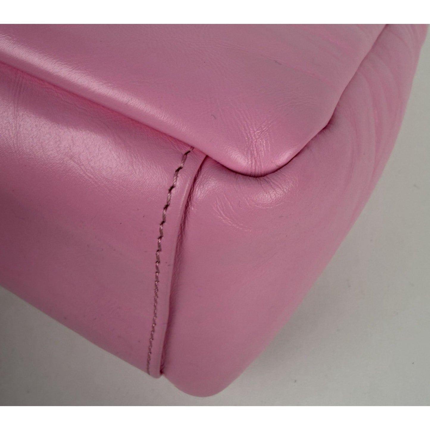 Balenciaga Monaco Small Sling Bag in Pink Puffy Leather E7