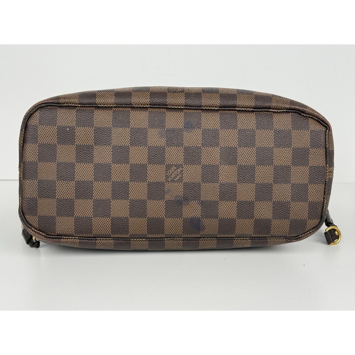 Louis Vuitton Neverfull Damier Ebene Tote PM Brown