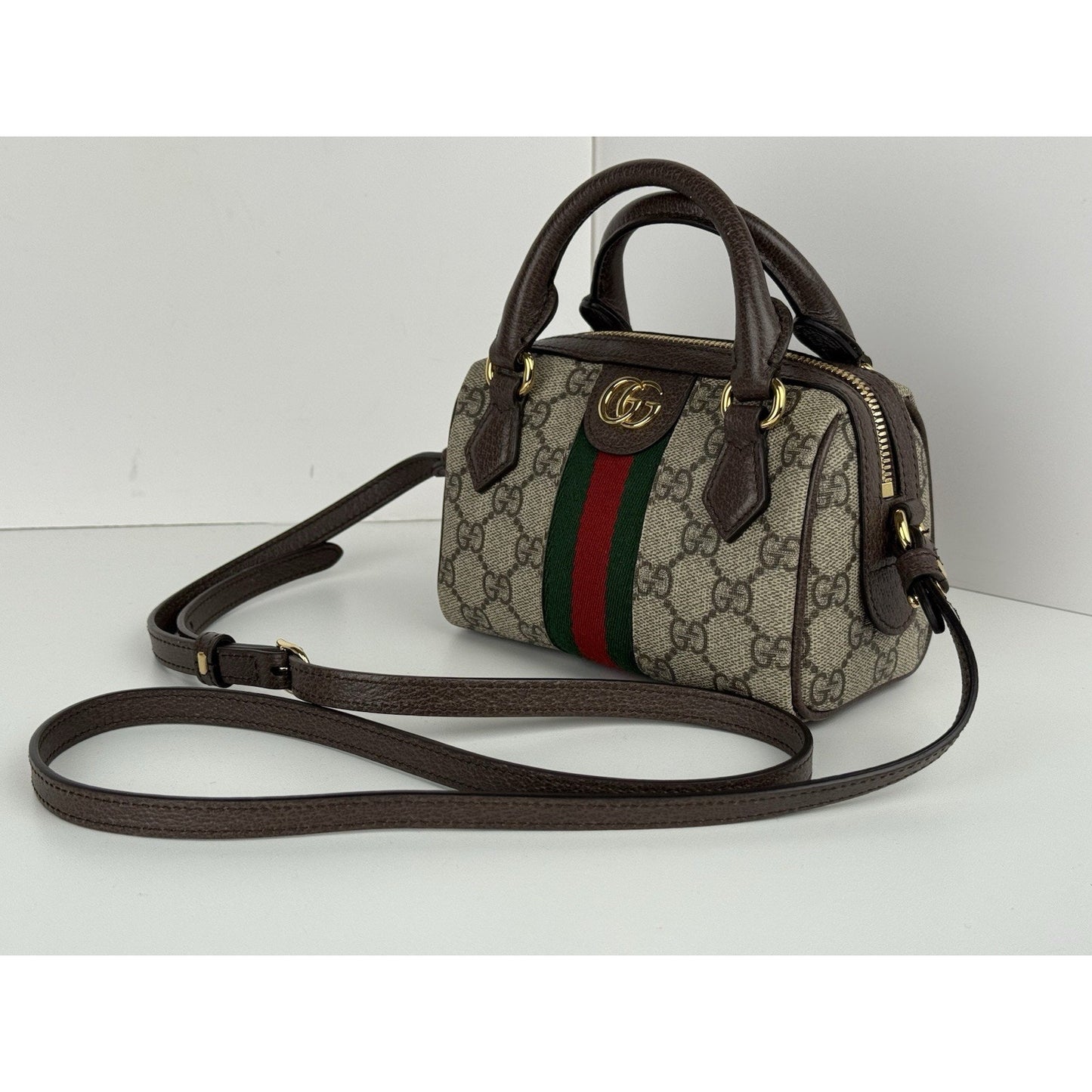 Gucci Ophidia Top Handle Mini Women's Shoulder Bag