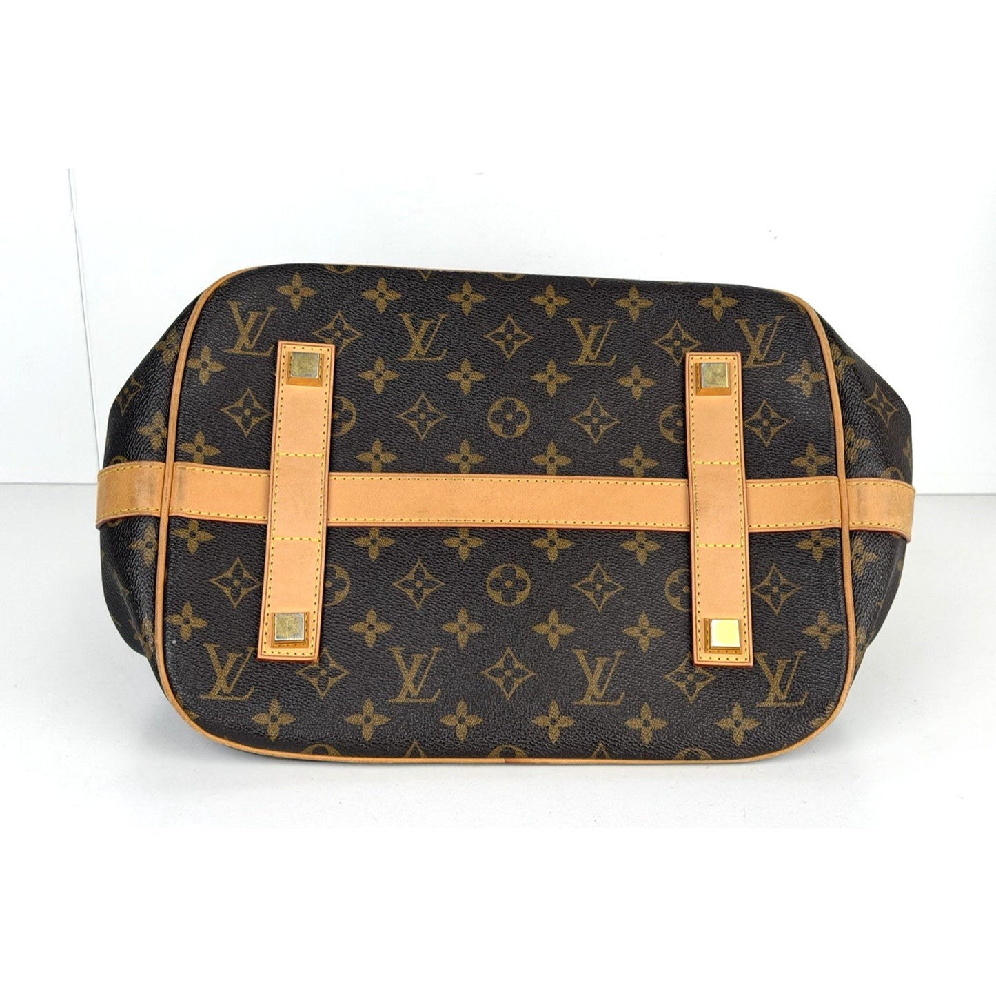 Louis Vuitton Neo MM Bucket Shoulder Bag Brown LV Monogram Coated Canvas 2010 S