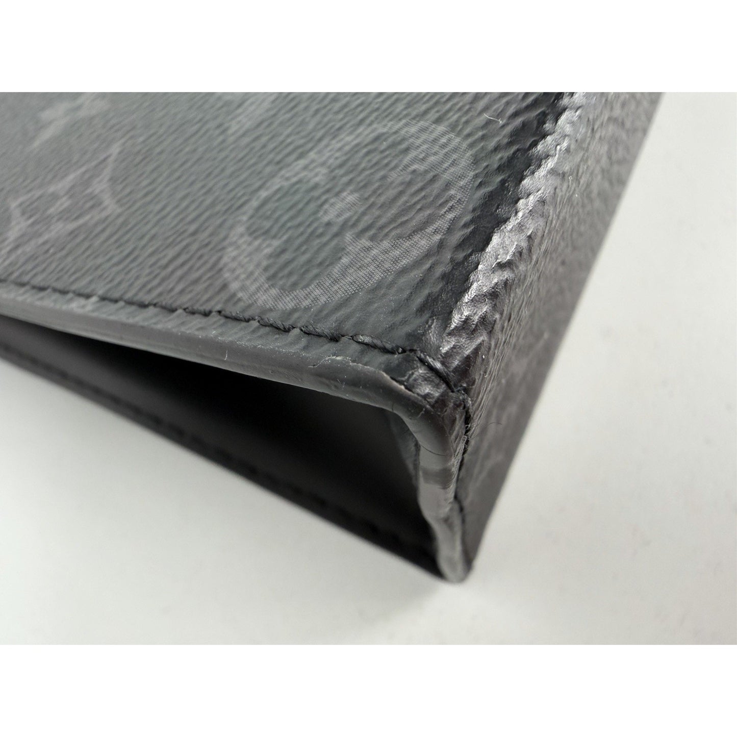 Louis Vuitton Pochette Voyage MM Black&Gray Monogram Eclipse Coated Canvas NFC S