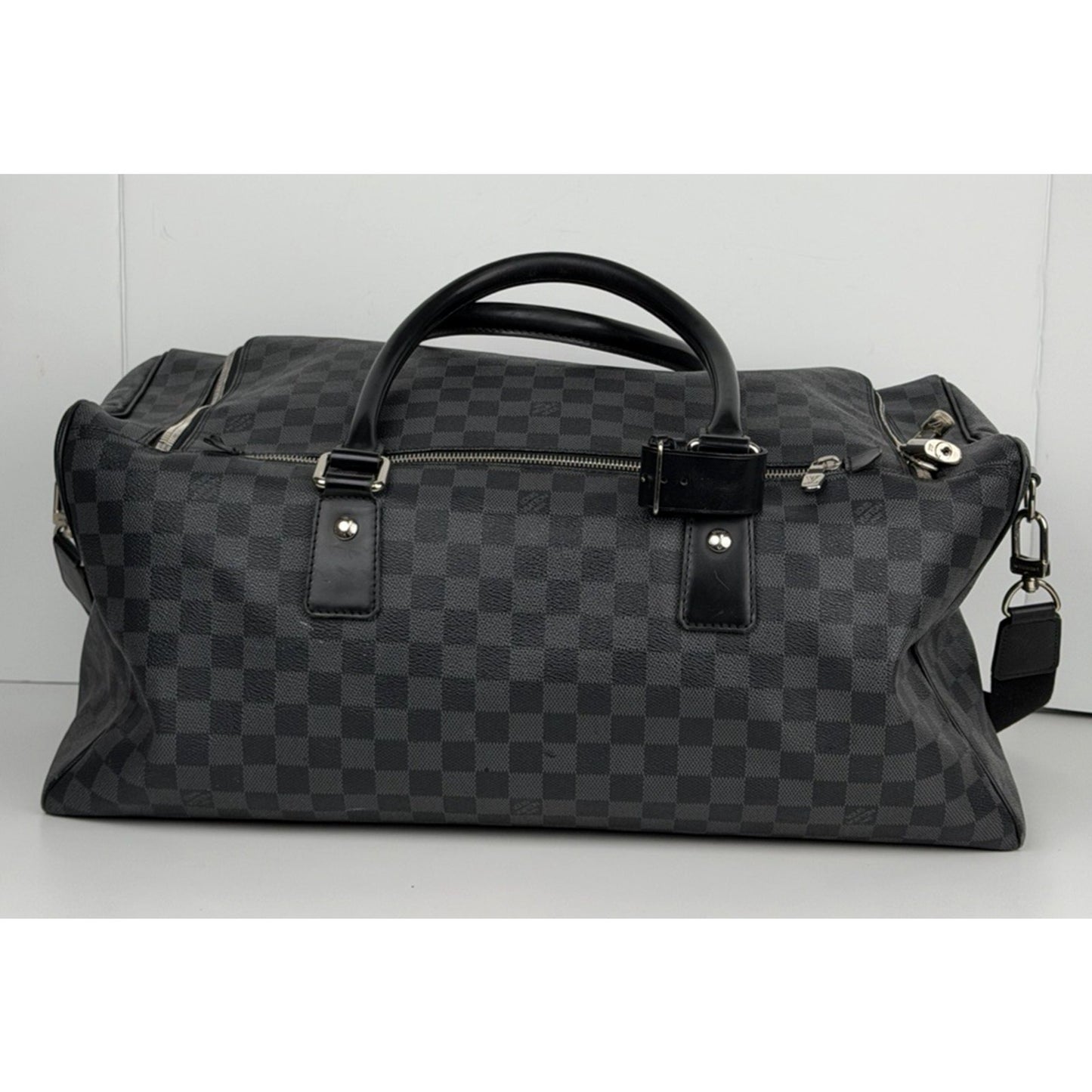 Louis Vuitton Damier Roadster Duffle Bag 50 in Graphite Coated Canvas 2008 S