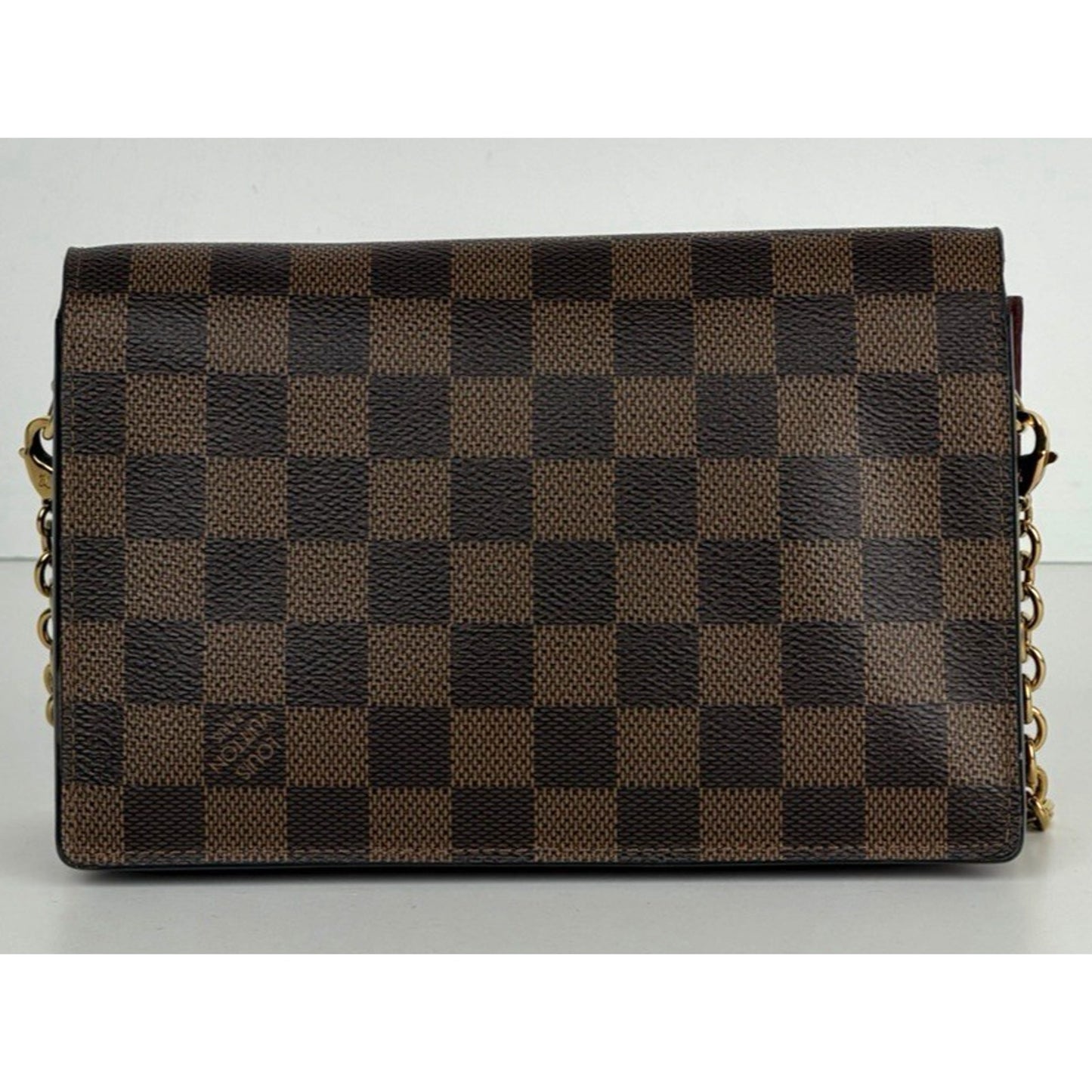 Louis Vuitton Vavin Wallet Bag on Chain in Damier Ebene Coated Canvas 2019 S