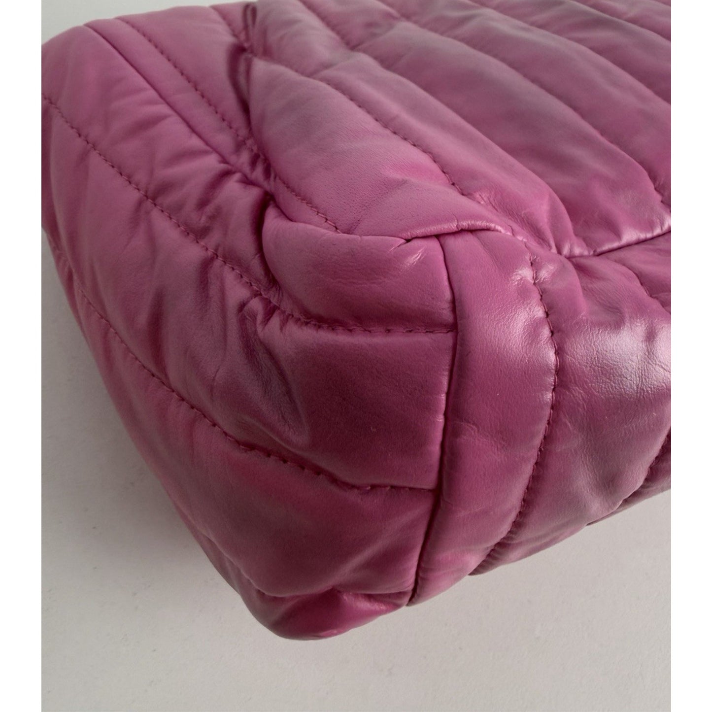 Balenciaga Monaco Small Bag in Pink Quilted leather Silver HW D-1