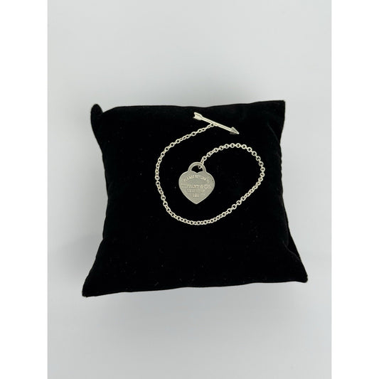 Tiffany & Co. "Return to Tiffany" Lovestruck Heart Tag Bracelet – Silver